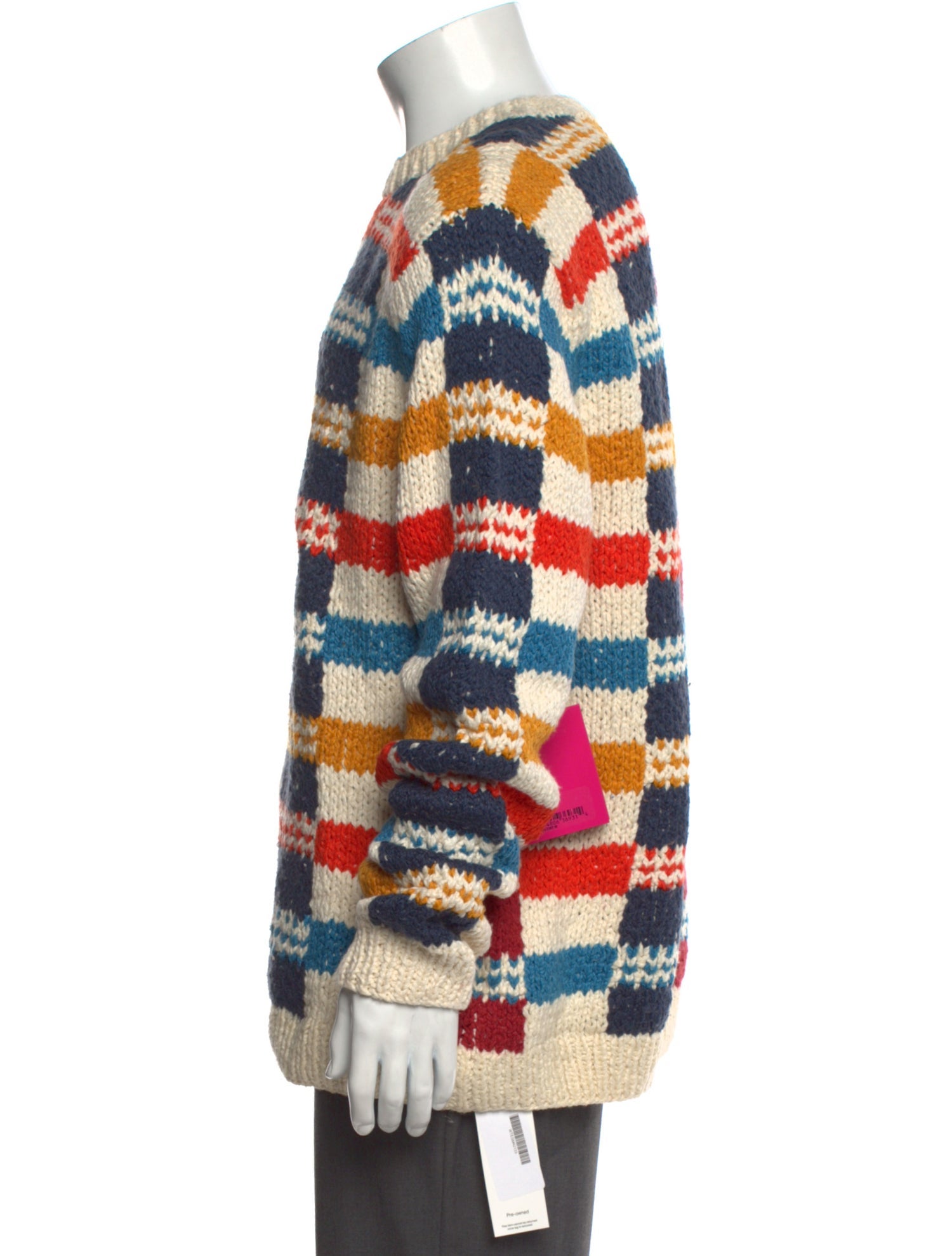 The Elder Statesman Patterned Crew Neck Pullover