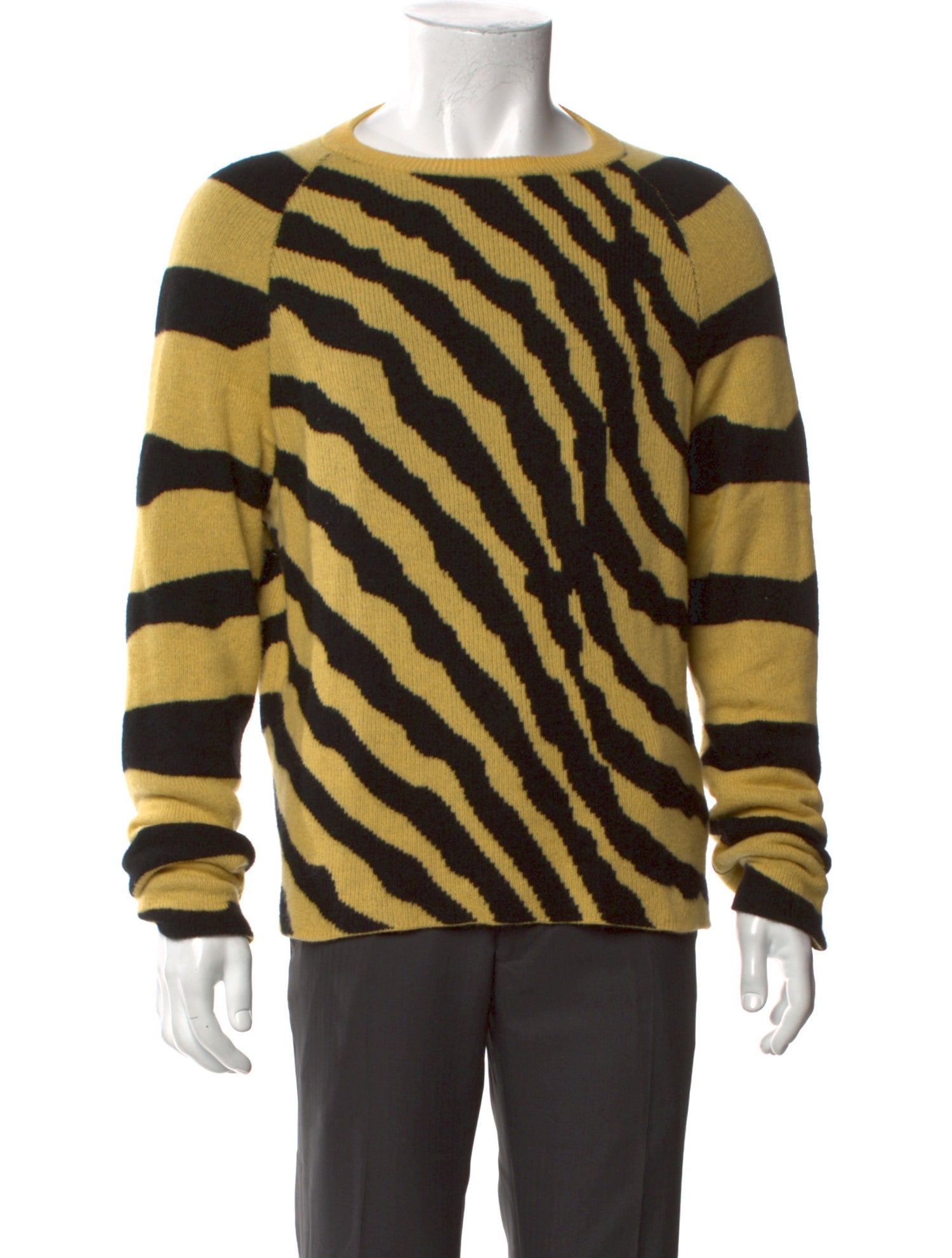 The Elder Statesman Cashmere Striped Pullover