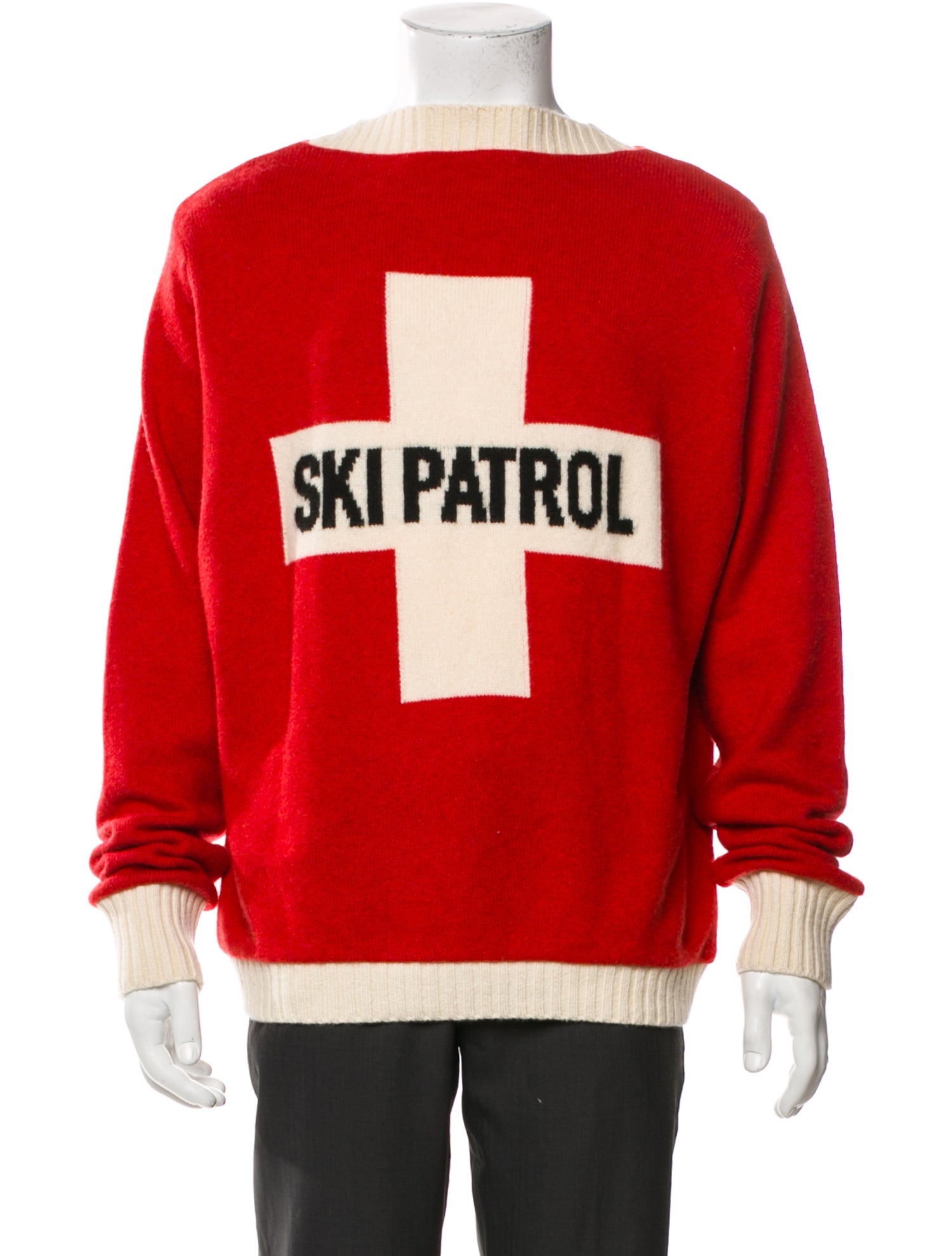 The Elder Statesman Cashmere Graphic Print Pullover