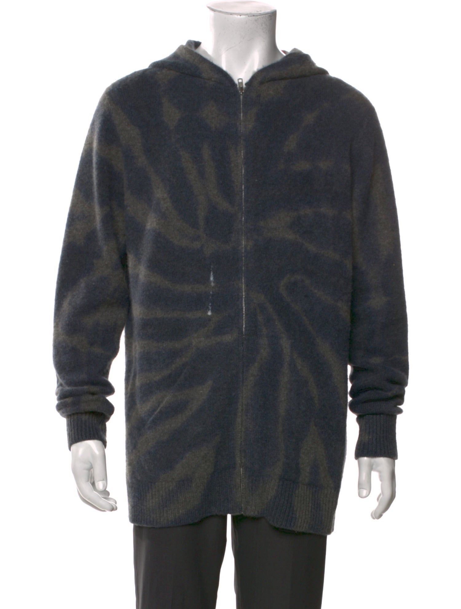 The Elder Statesman Cashmere Printed Hoodie