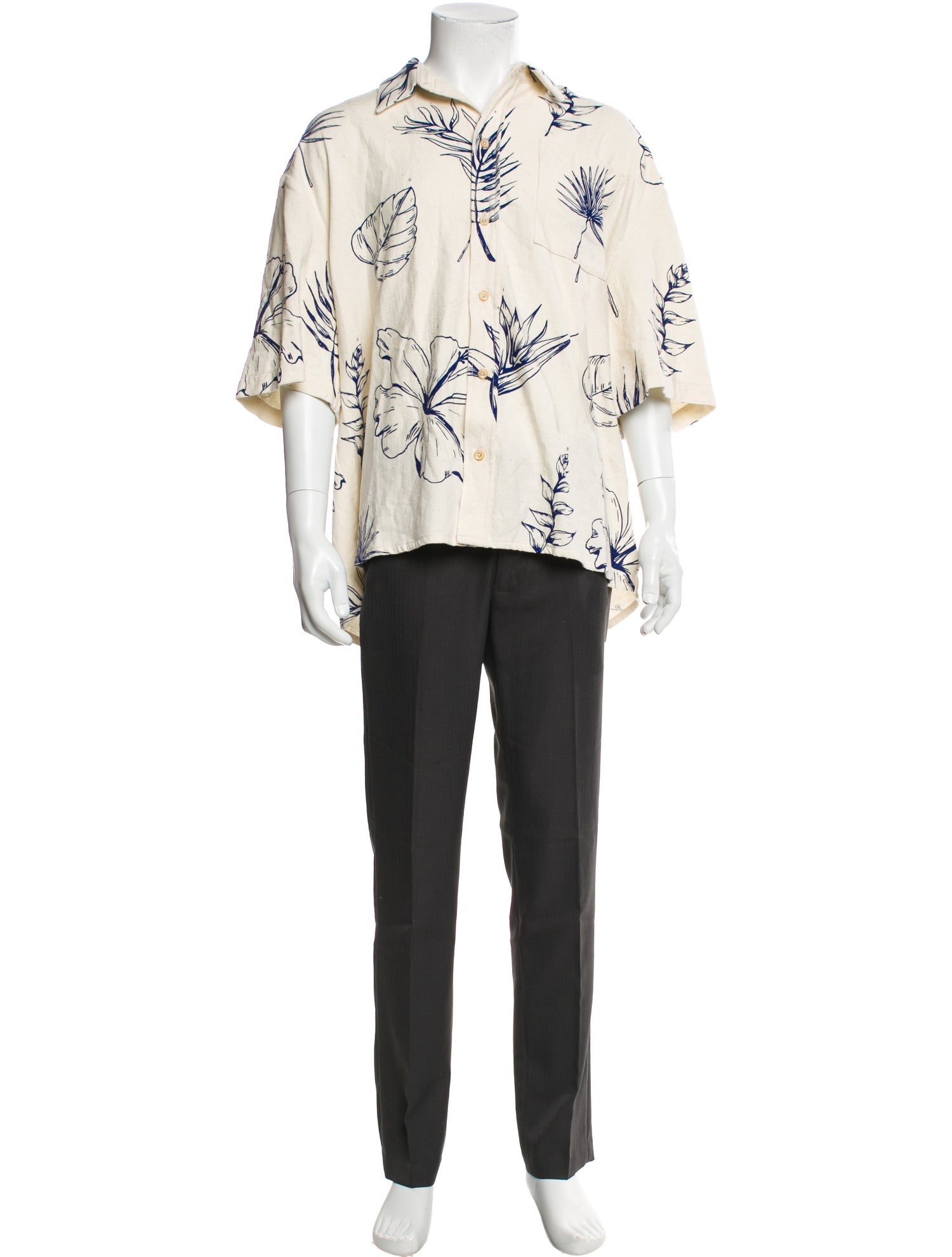 The Elder Statesman Graphic Print Short Sleeve Shirt