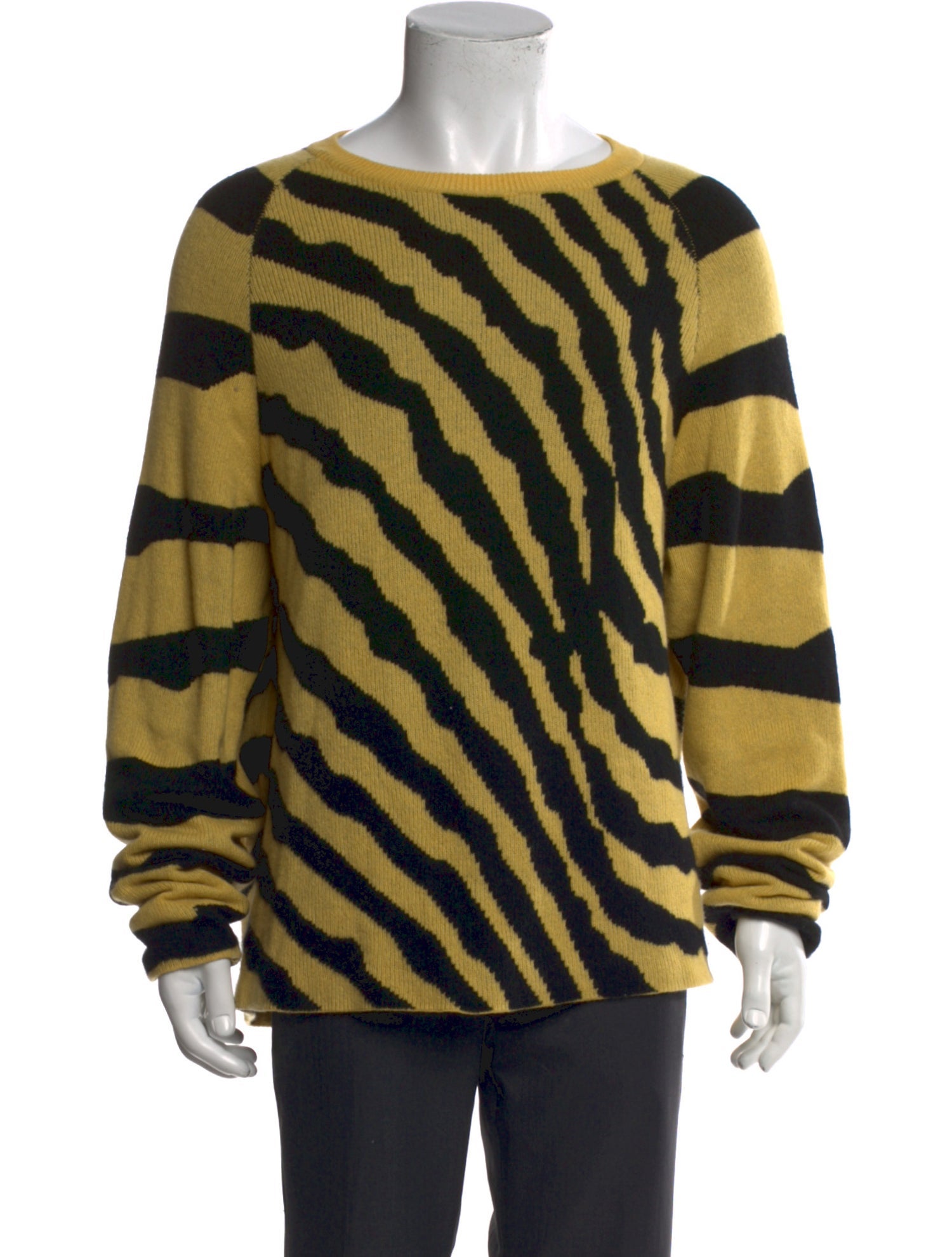 The Elder Statesman Cashmere Striped Pullover