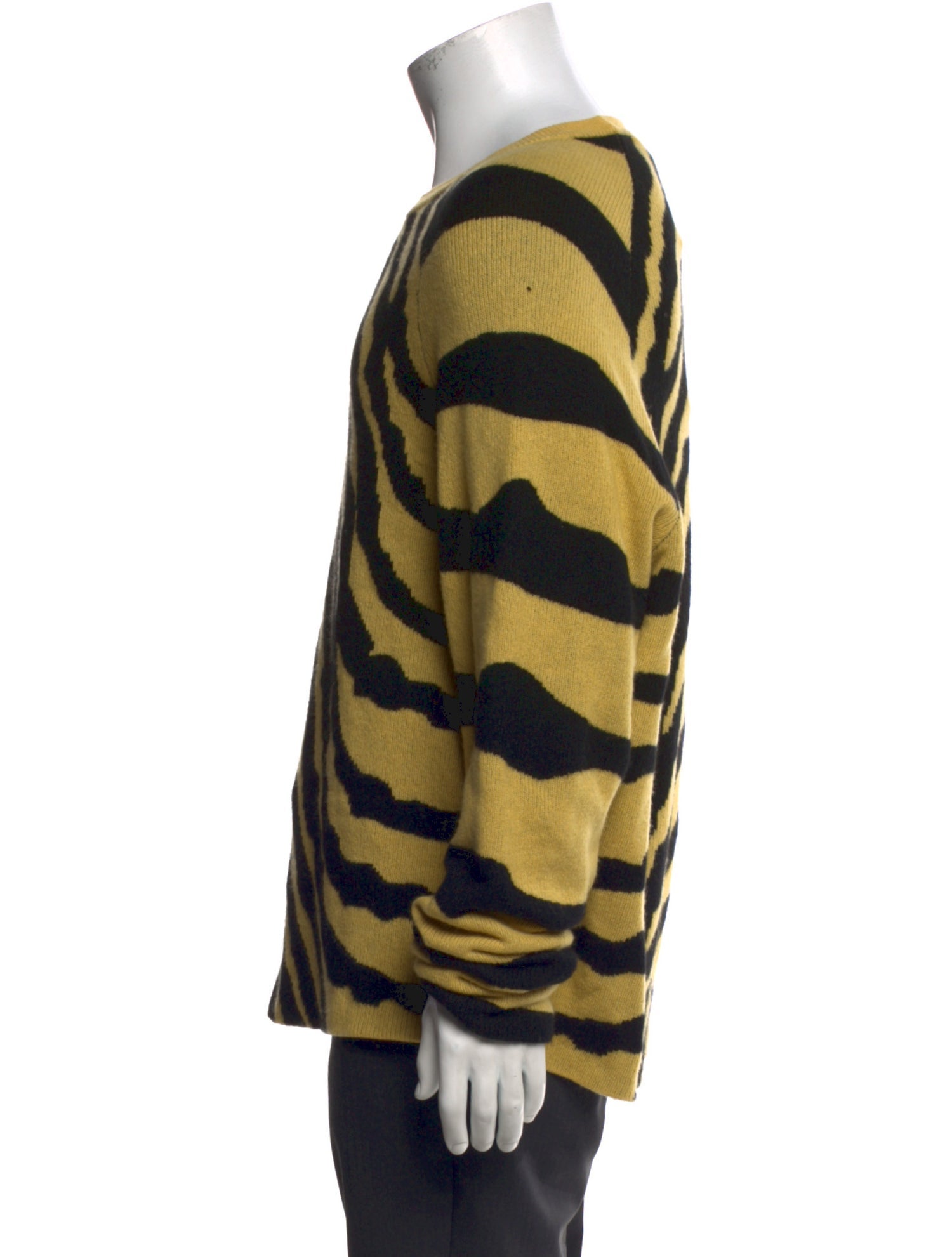 The Elder Statesman Cashmere Striped Pullover