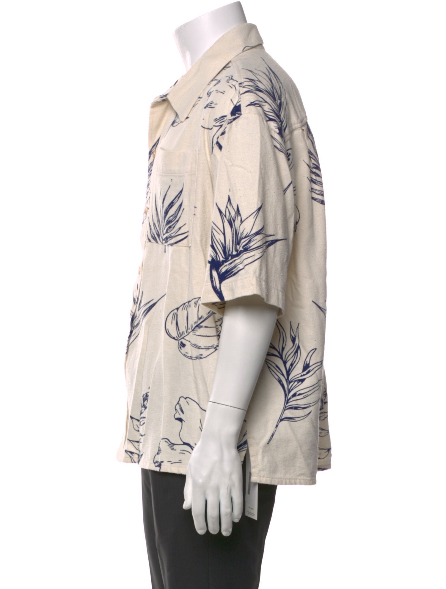 The Elder Statesman Printed Short Sleeve Shirt