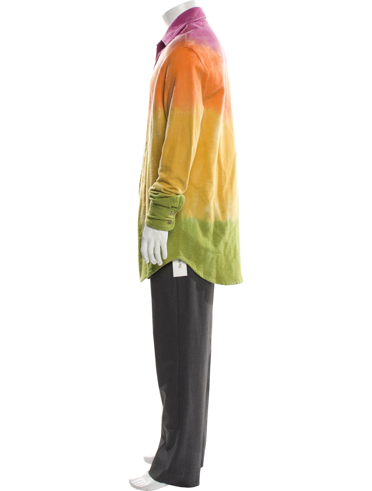 The Elder Statesman Tie-Dye Print Long Sleeve Shirt