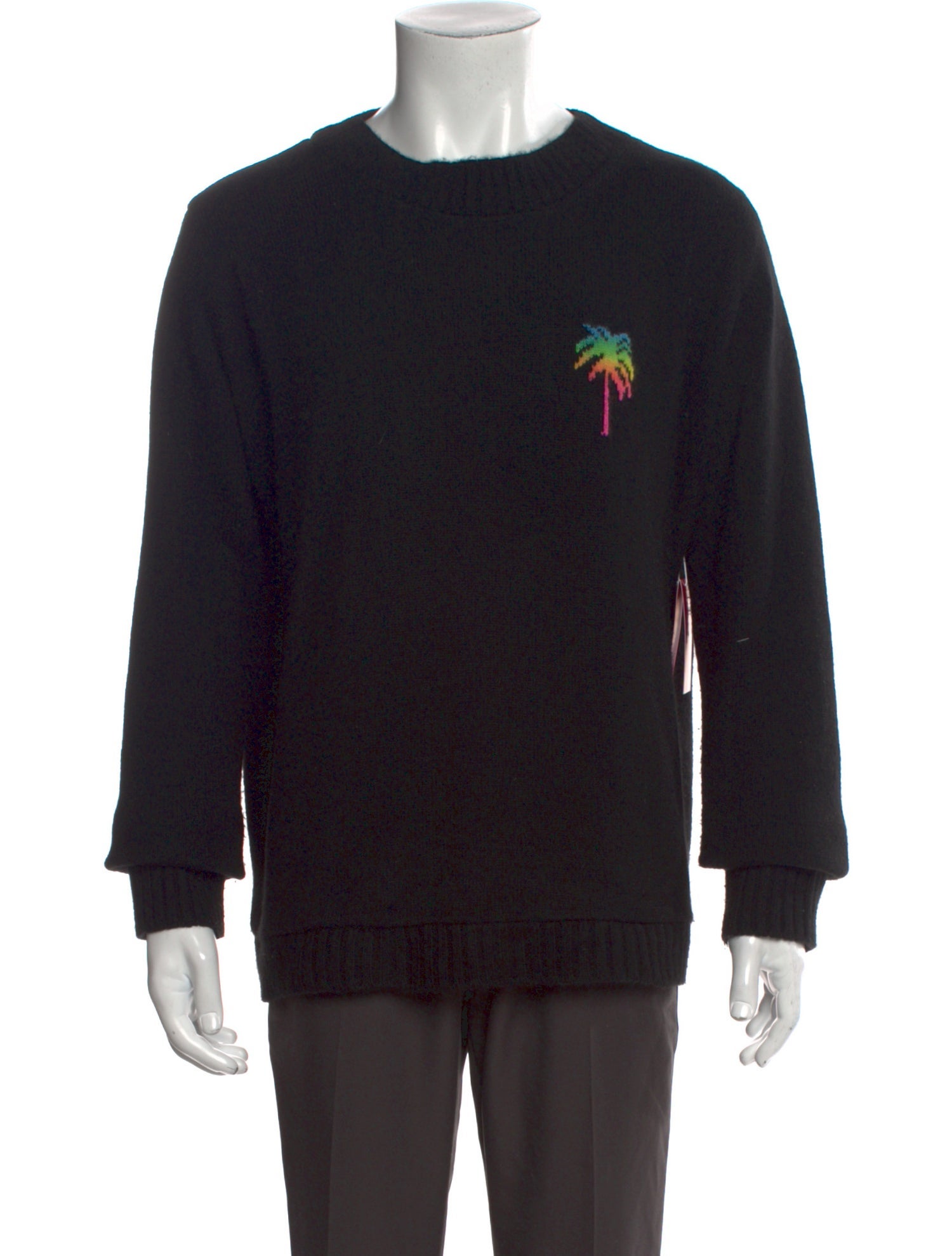 The Elder Statesman Cashmere Graphic Print Pullover