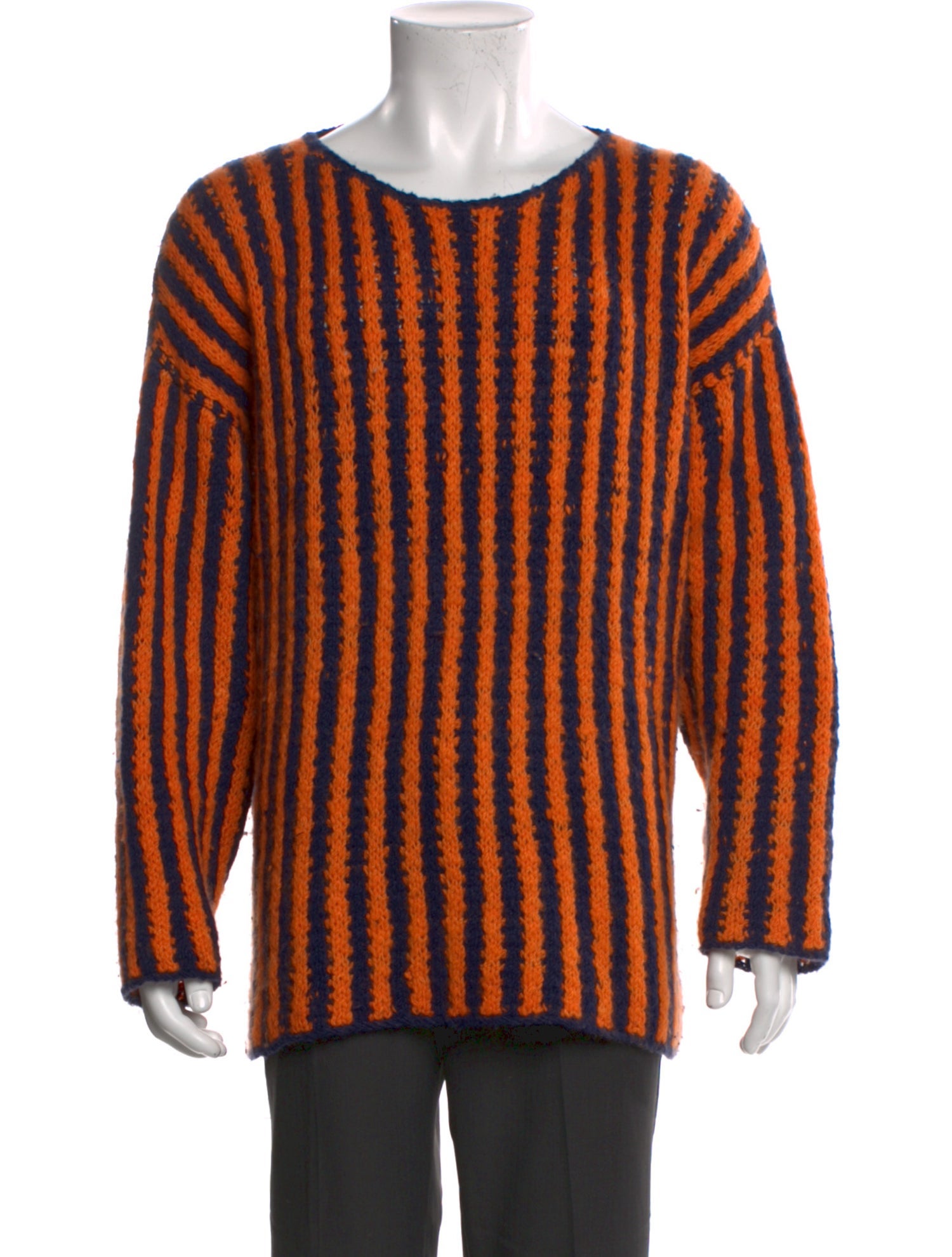 The Elder Statesman Cashmere Striped Pullover