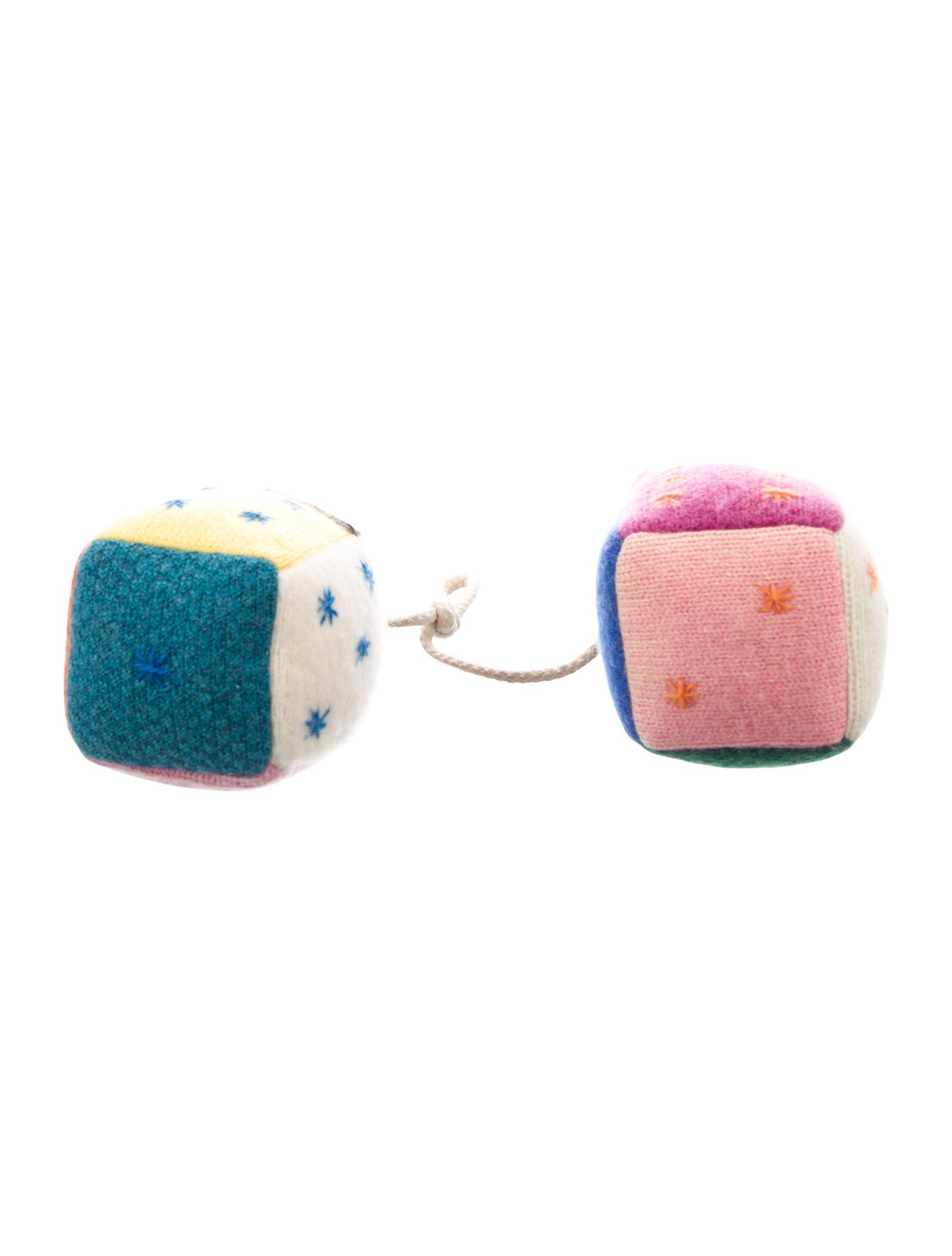 The Elder Statesman Cashmere Hanging Dice