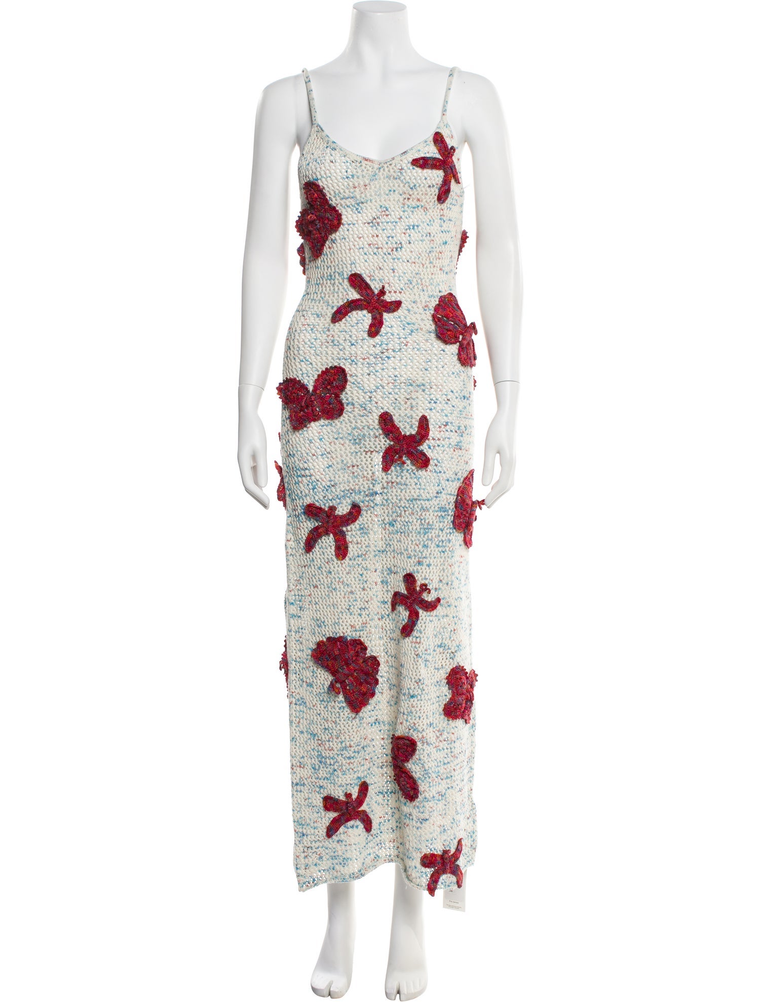 The Elder Statesman Floral Print Long Dress w/ Tags