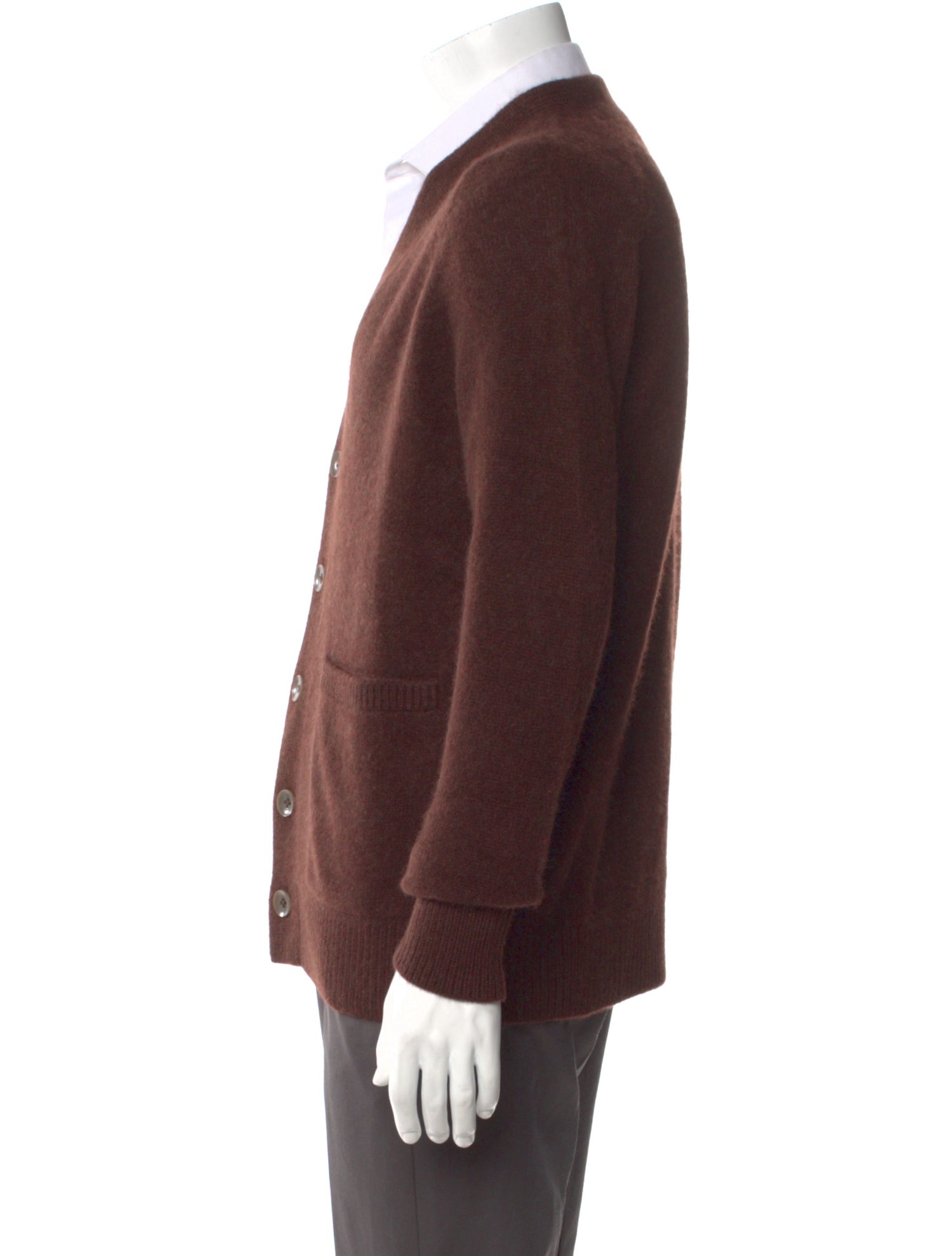 The Elder Statesman Cashmere V-Neck Cardigan w/ Tags