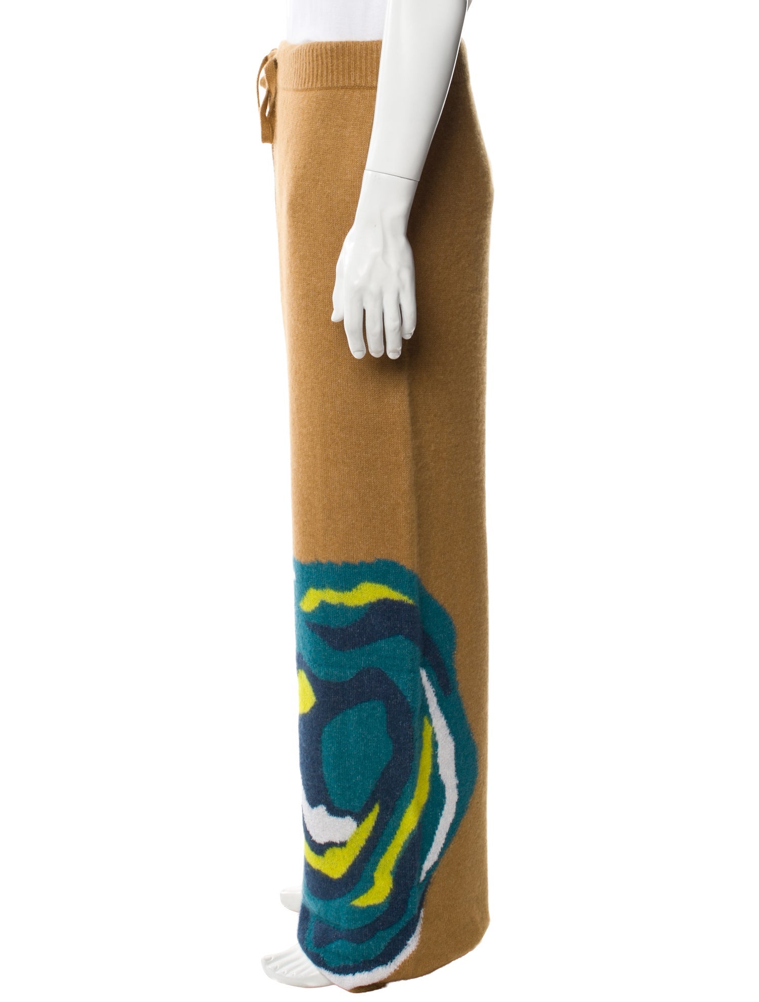 The Elder Statesman Cashmere Printed Lounge Bottoms w/ Tags