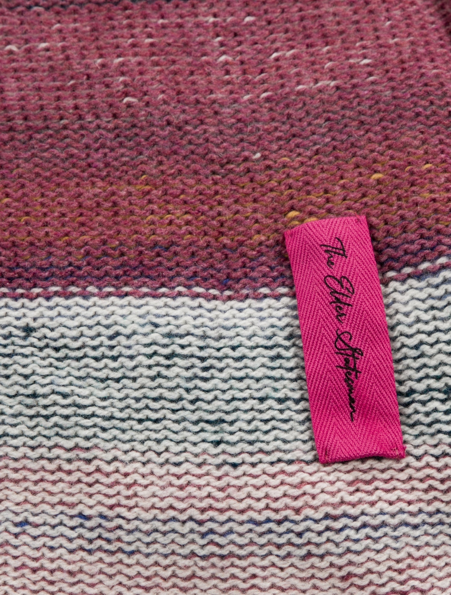 The Elder Statesman Pattern Print Throw Blanket