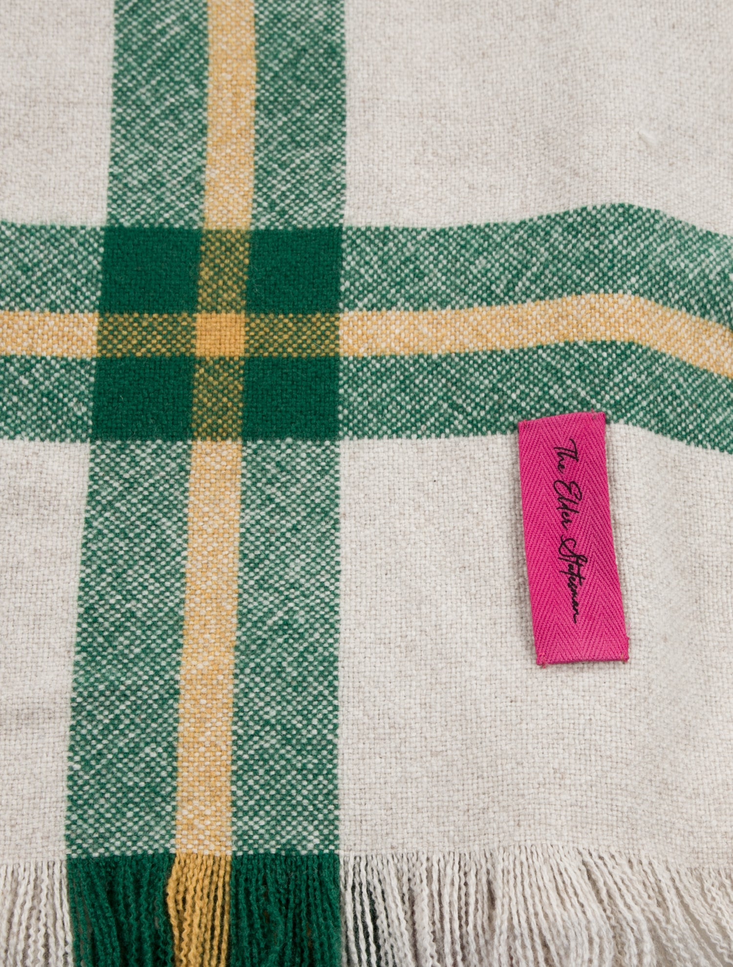 The Elder Statesman Pattern Print Throw Blanket