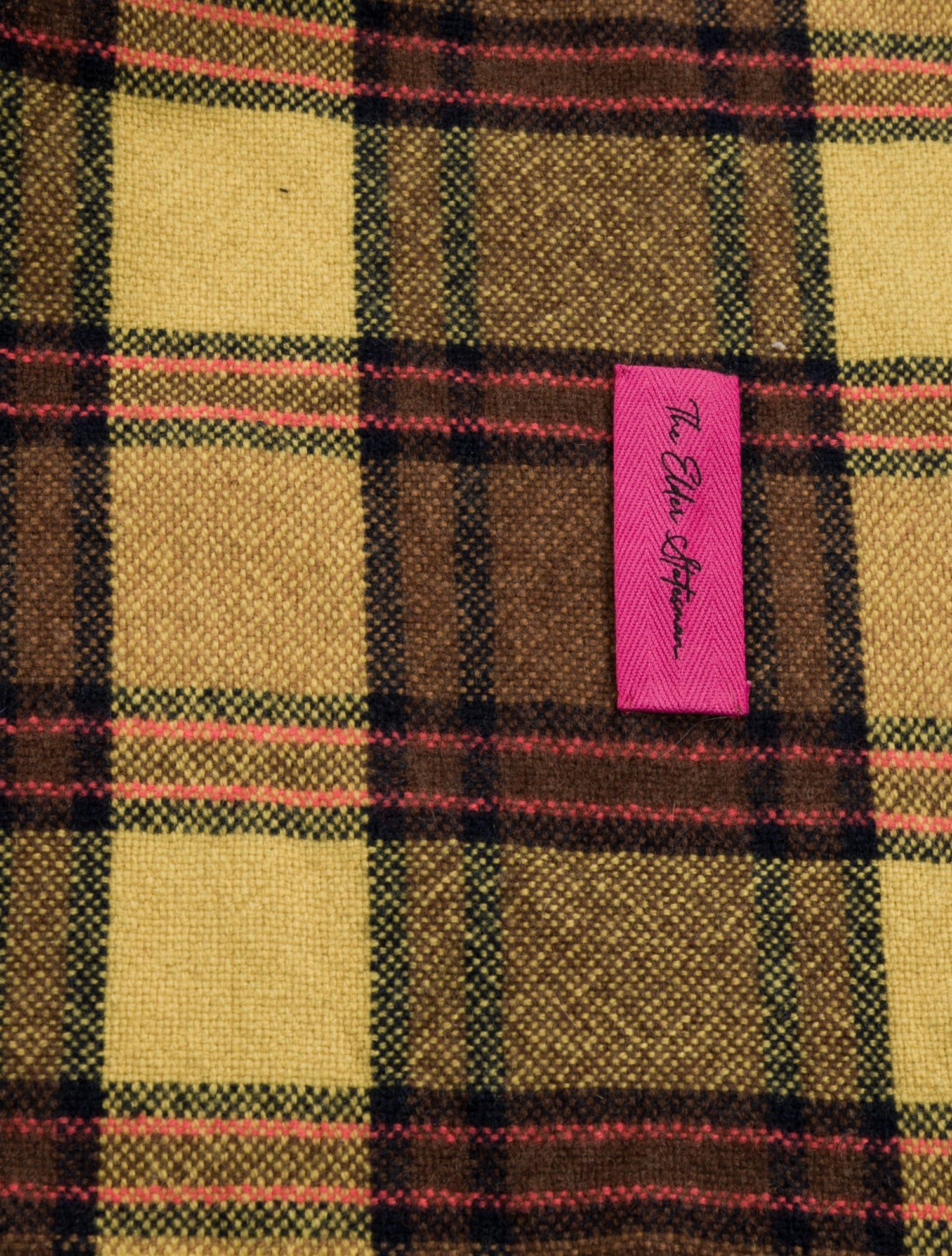 The Elder Statesman Pattern Print Throw Blanket