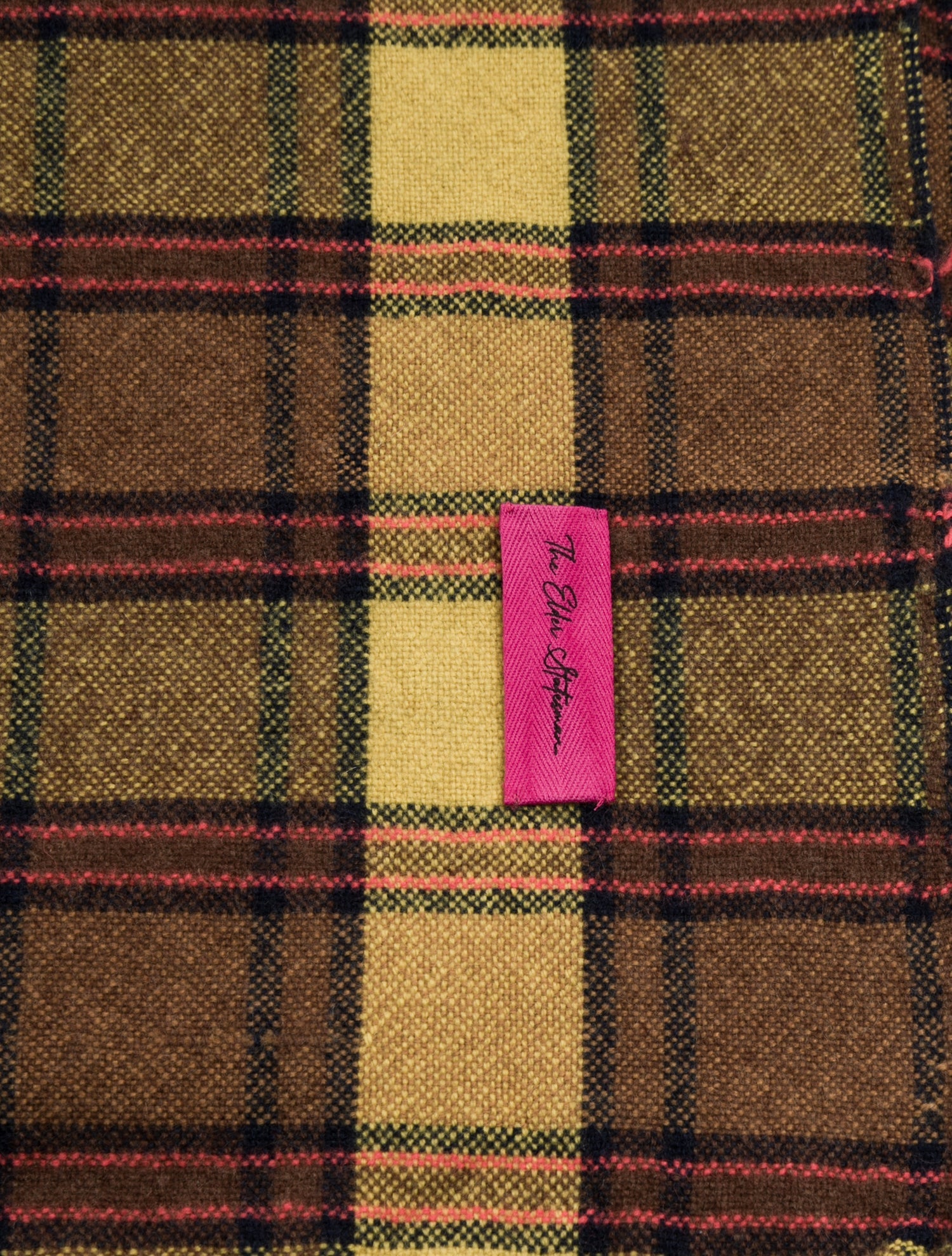 The Elder Statesman Pattern Print Throw Blanket