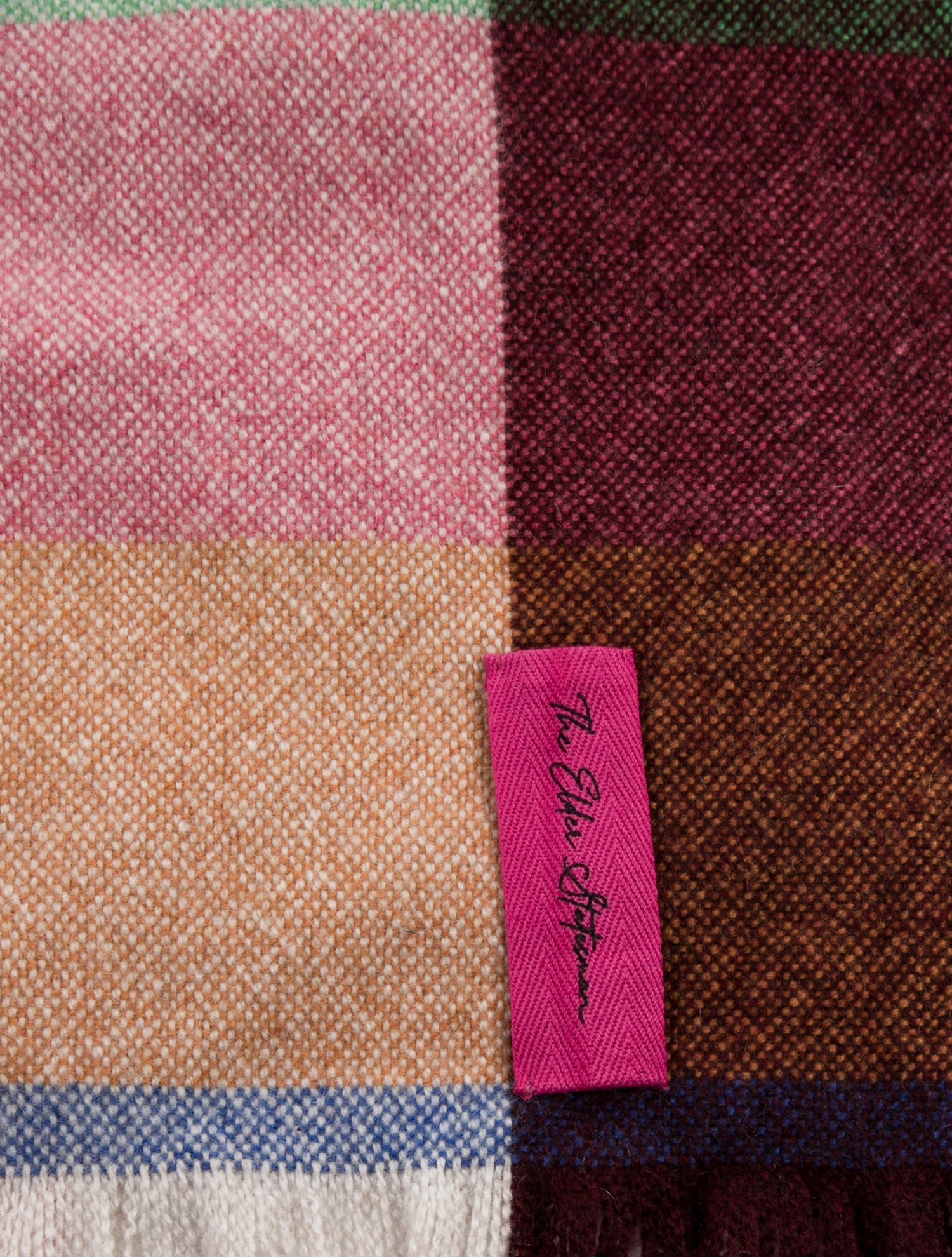 The Elder Statesman Pattern Print Throw Blanket