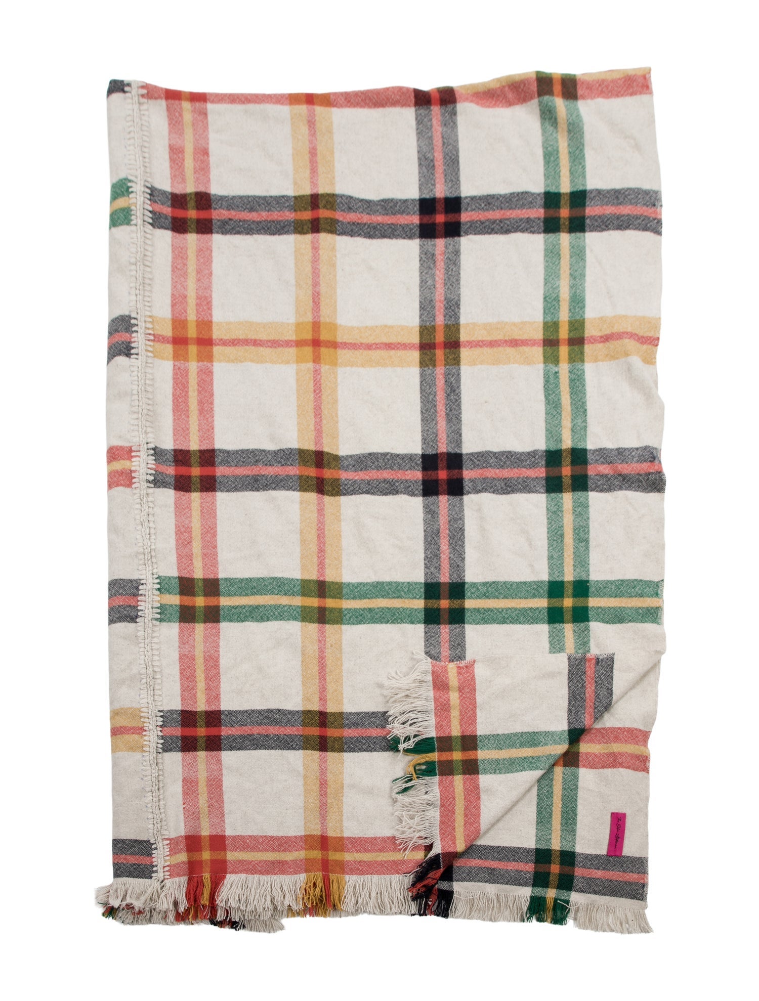 The Elder Statesman Pattern Print Throw Blanket