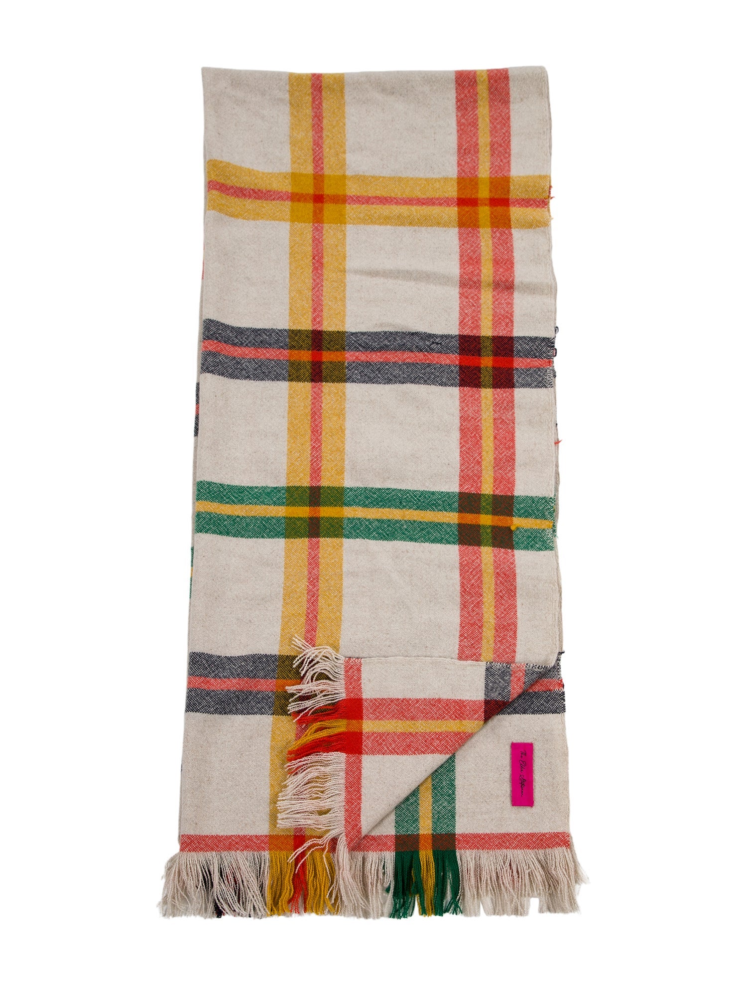 The Elder Statesman Pattern Print Throw Blanket