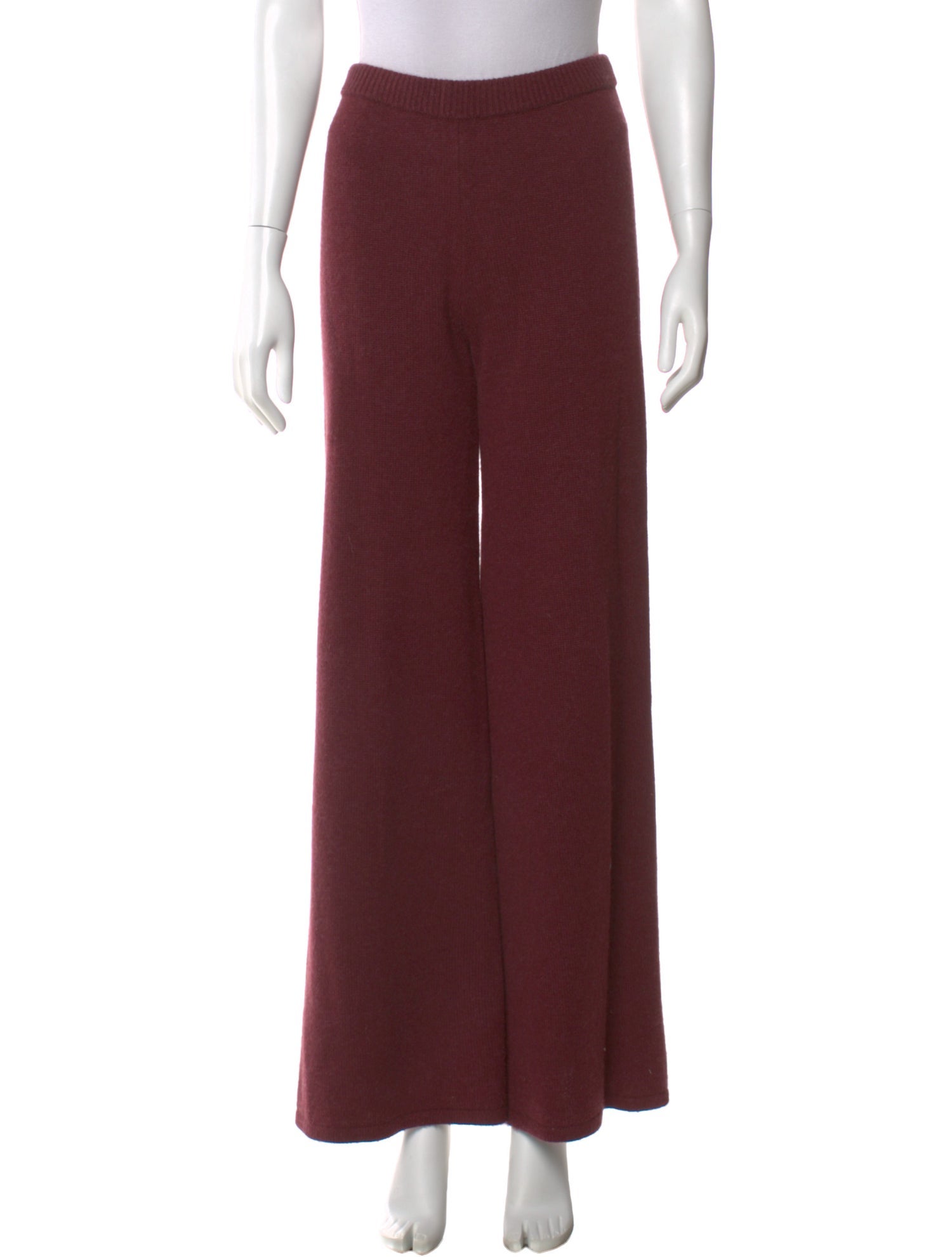 The Elder Statesman Cashmere Wide Leg Pants