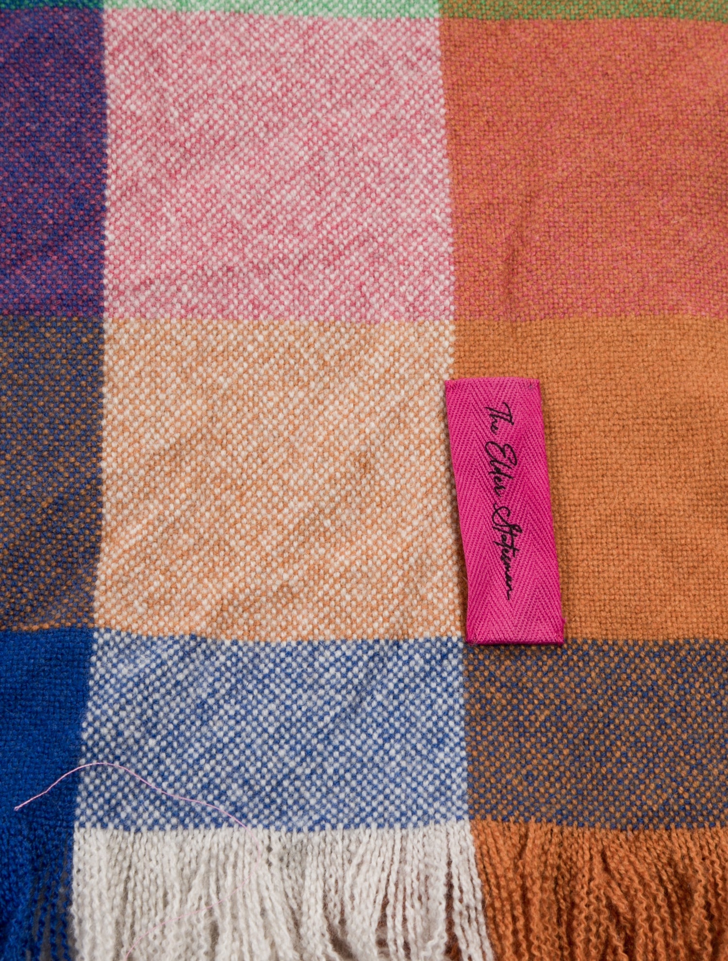 The Elder Statesman Pattern Print Throw Blanket