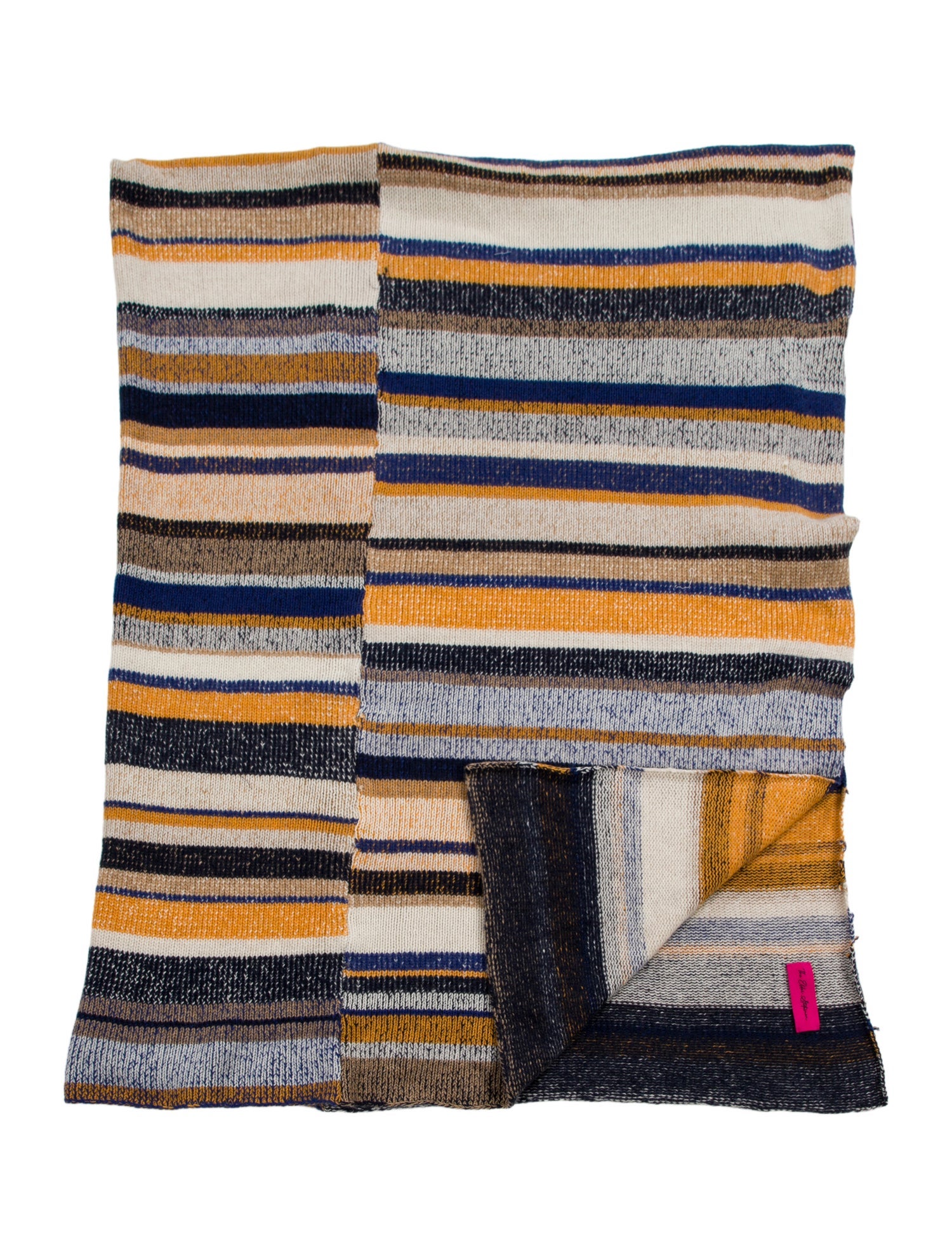 The Elder Statesman Stripe Super Soft Blanket