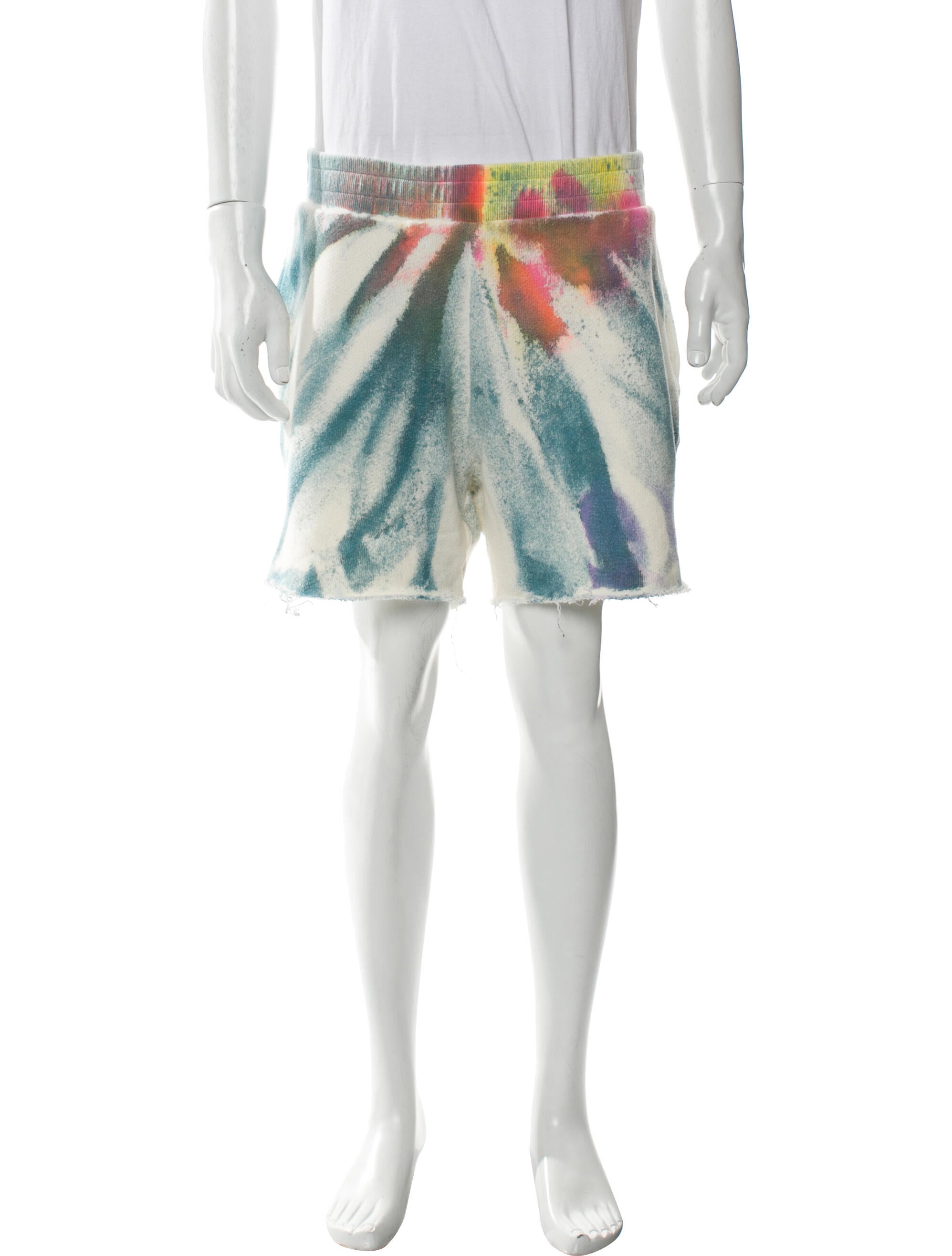 The Elder Statesman Printed Jogger Shorts