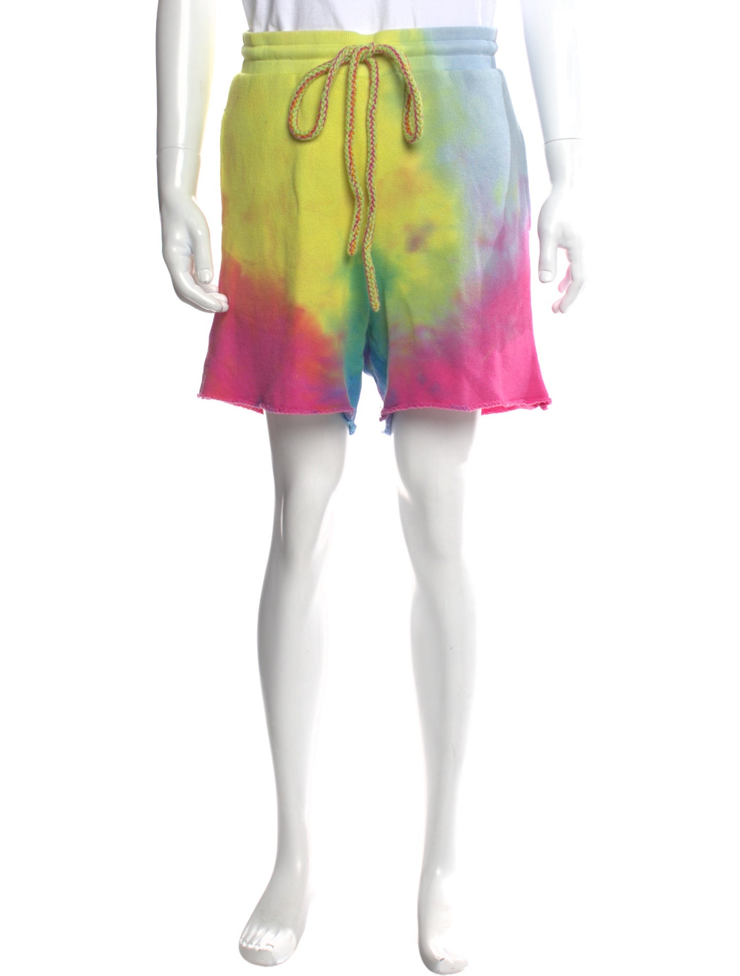 The Elder Statesman Tie-Dye Print Jogger Shorts