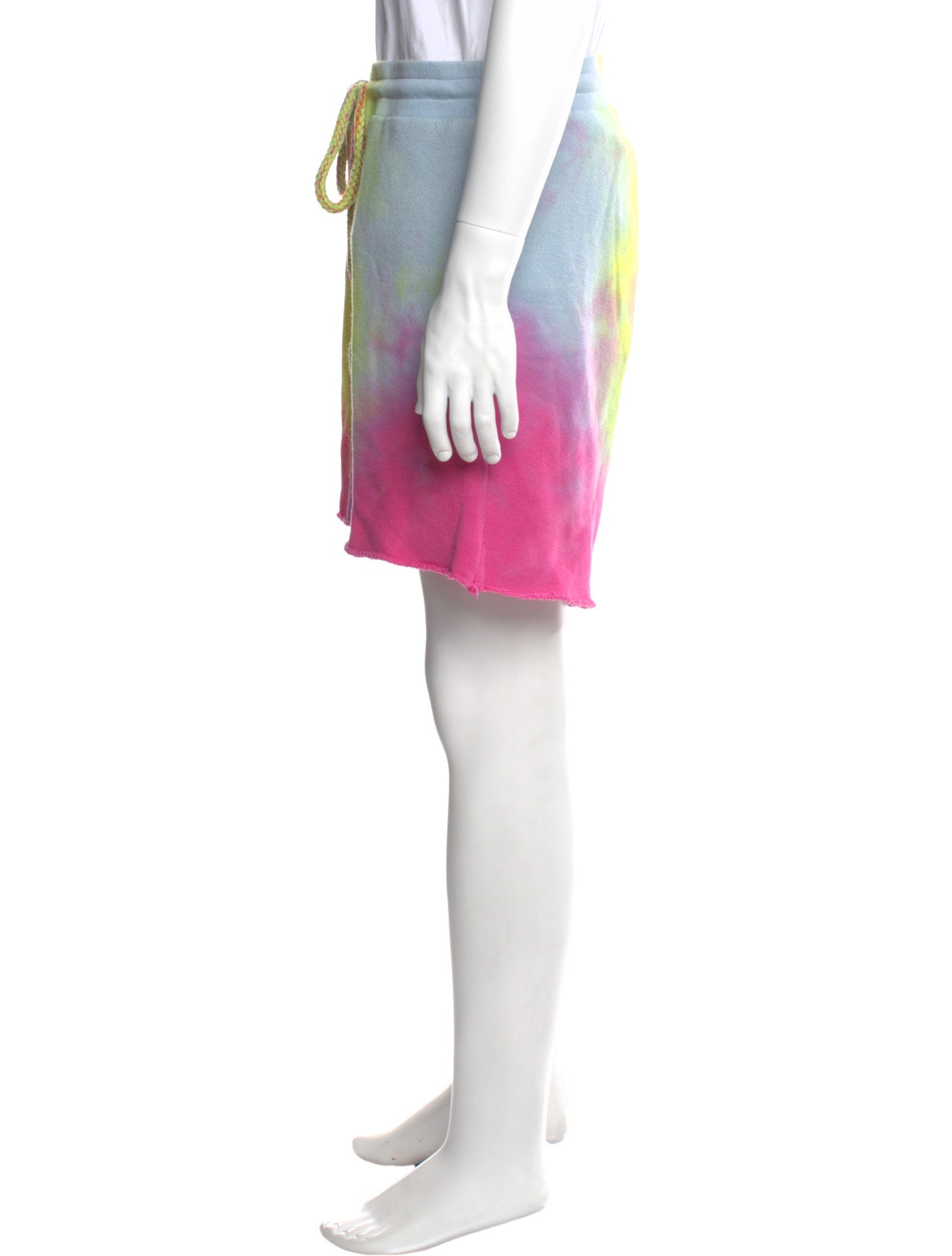 The Elder Statesman Tie-Dye Print Jogger Shorts