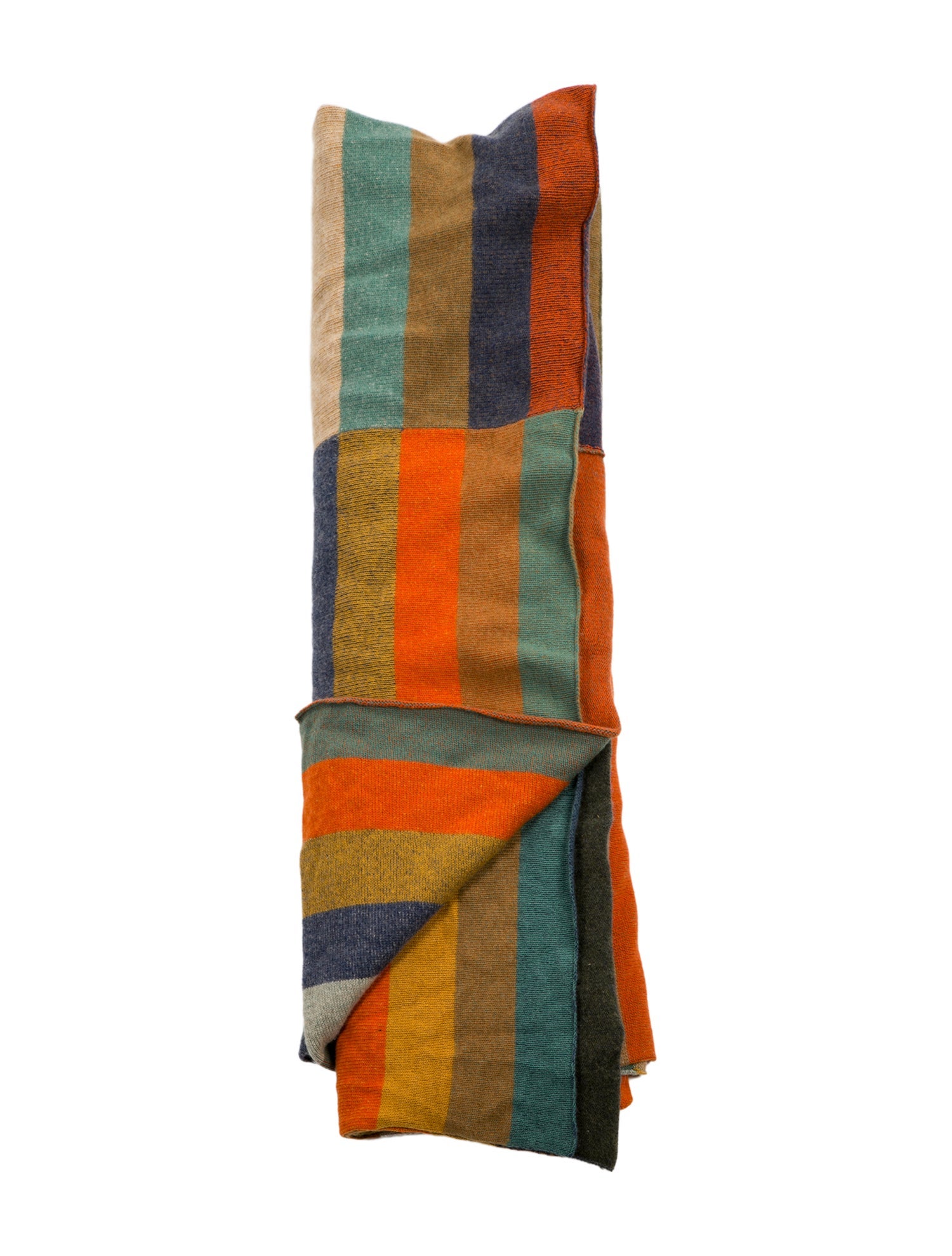The Elder Statesman Patterned Cashmere Throw Blanket