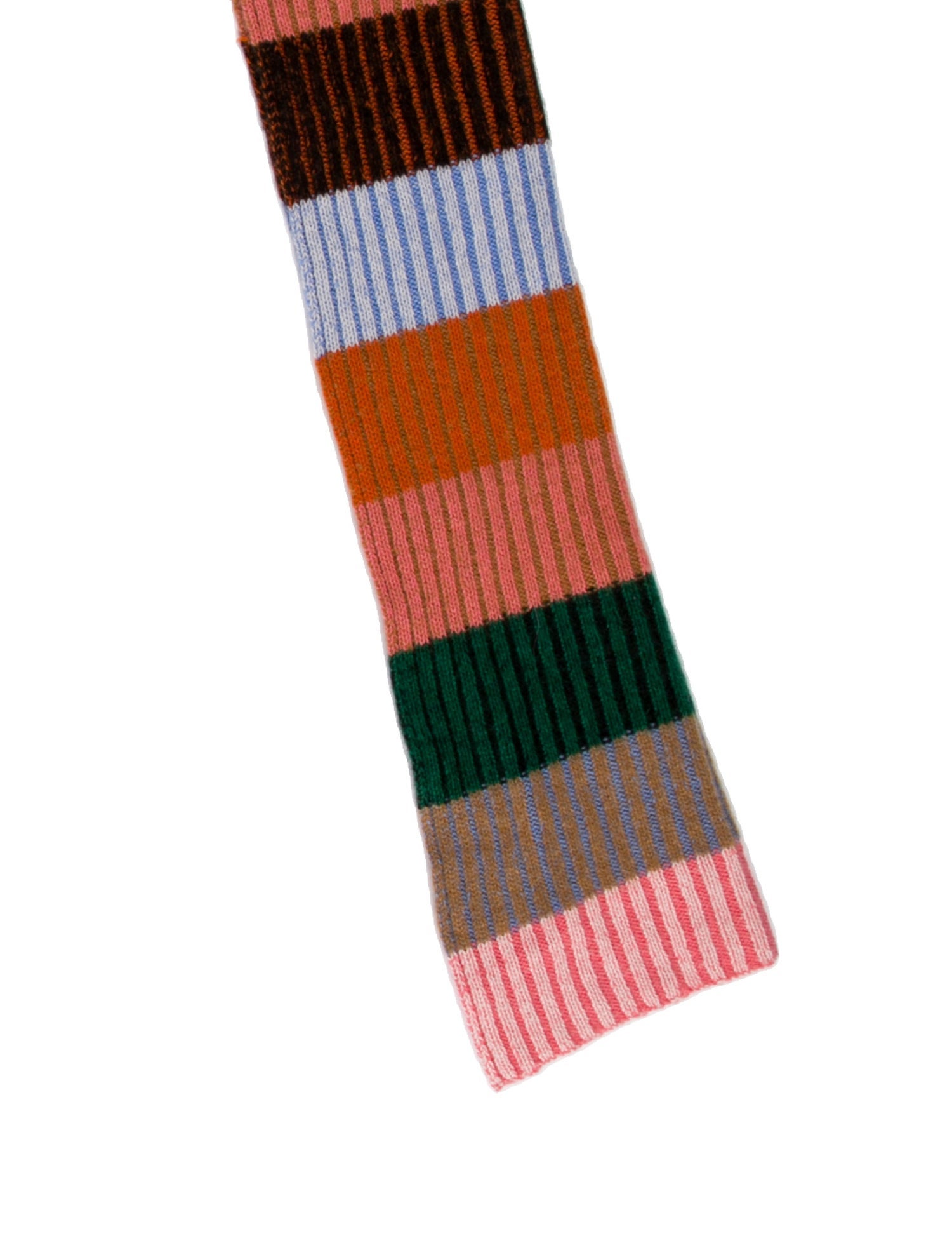 The Elder Statesman Cashmere Striped Scarf w/ Tags