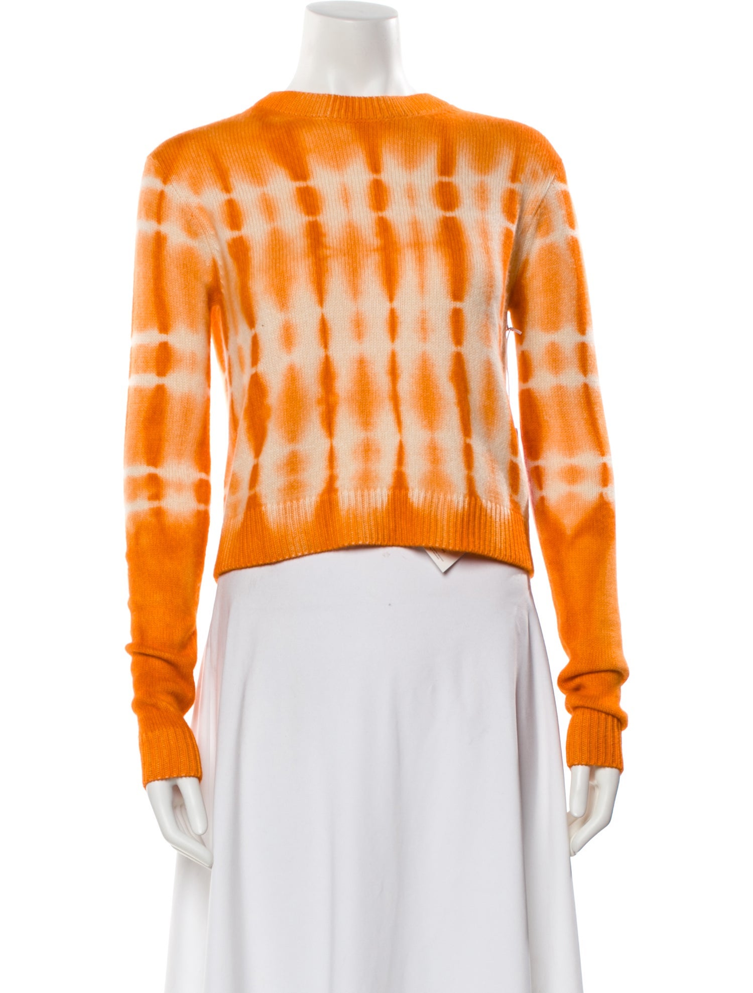 The Elder Statesman Cashmere Tie-Dye Print Sweater w/ Tags