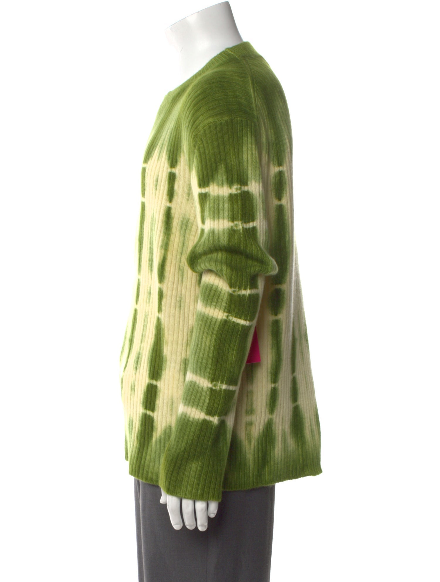 The Elder Statesman Cashmere Tie-Dye Print Pullover w/ Tags