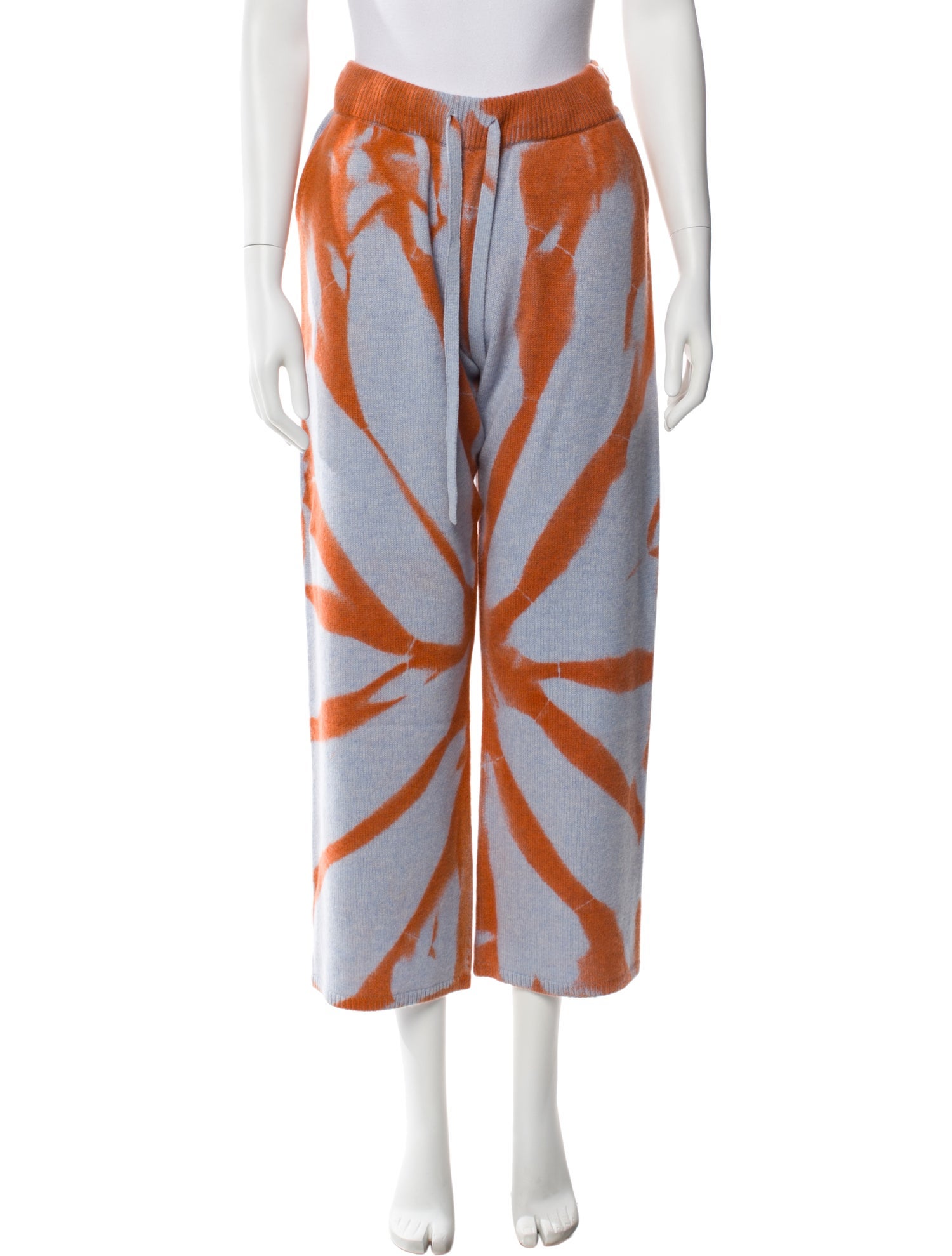 The Elder Statesman Cashmere Tie-Dye Print Sweatpants w/ Tags