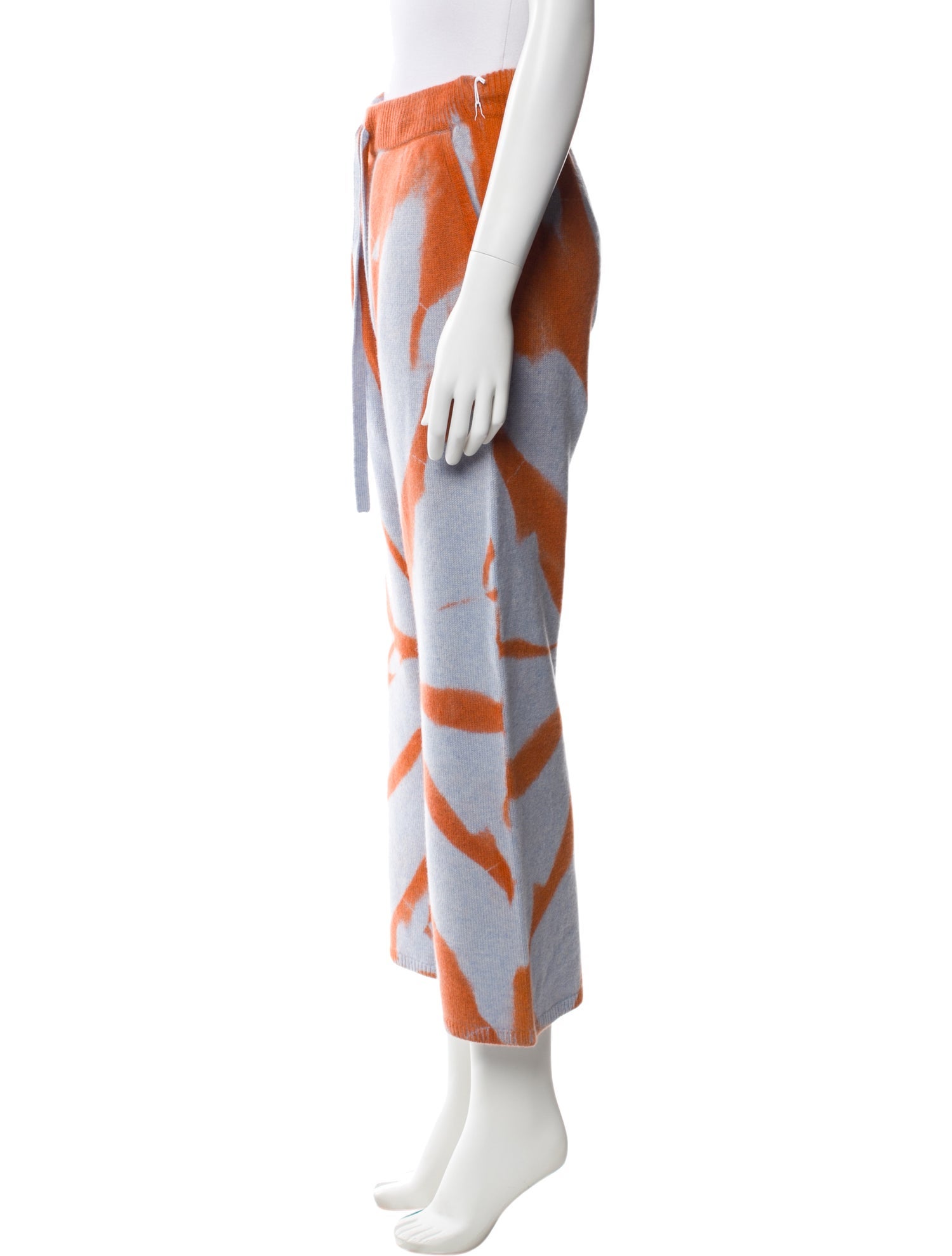 The Elder Statesman Cashmere Tie-Dye Print Sweatpants w/ Tags