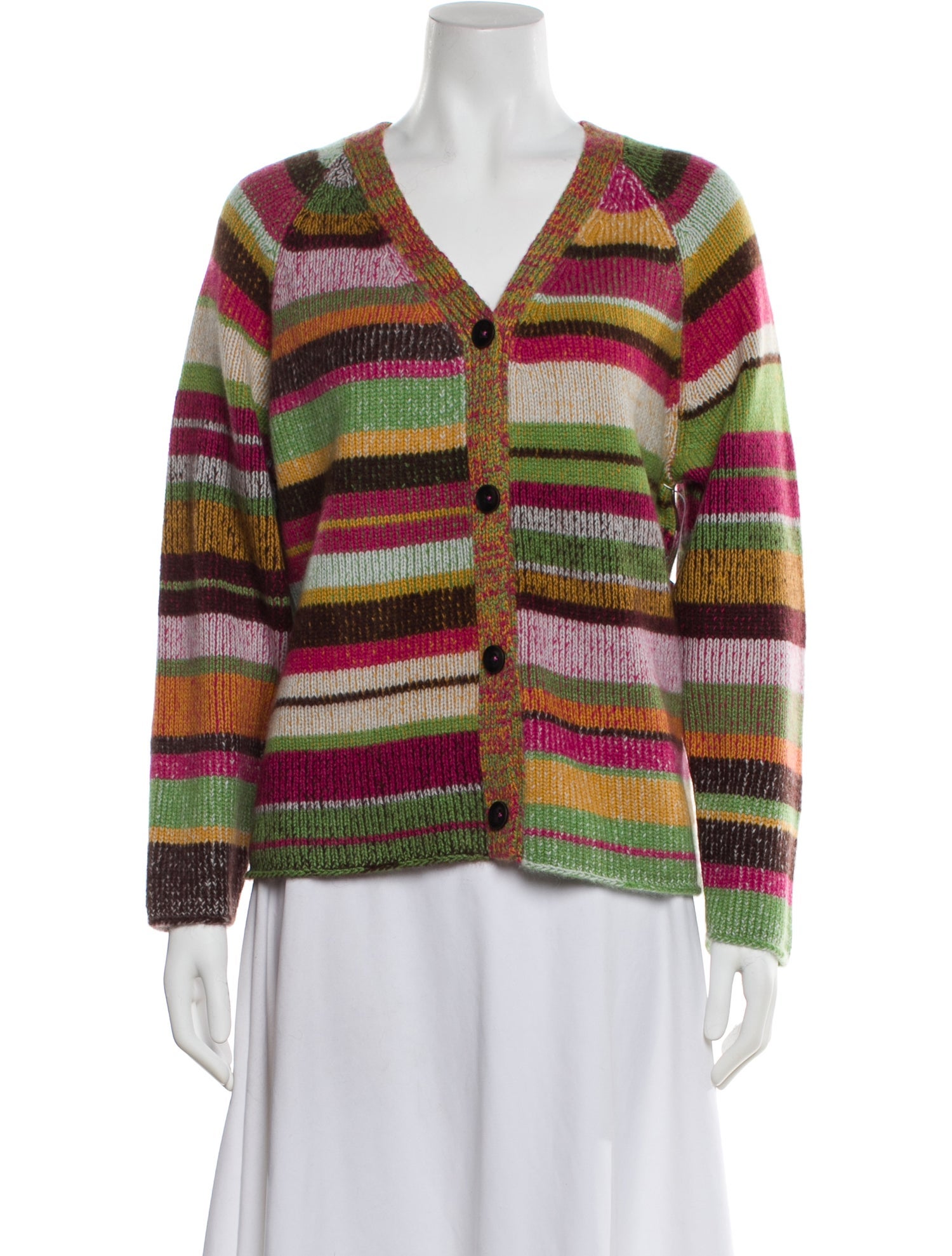 The Elder Statesman Cashmere Striped Sweater w/ Tags