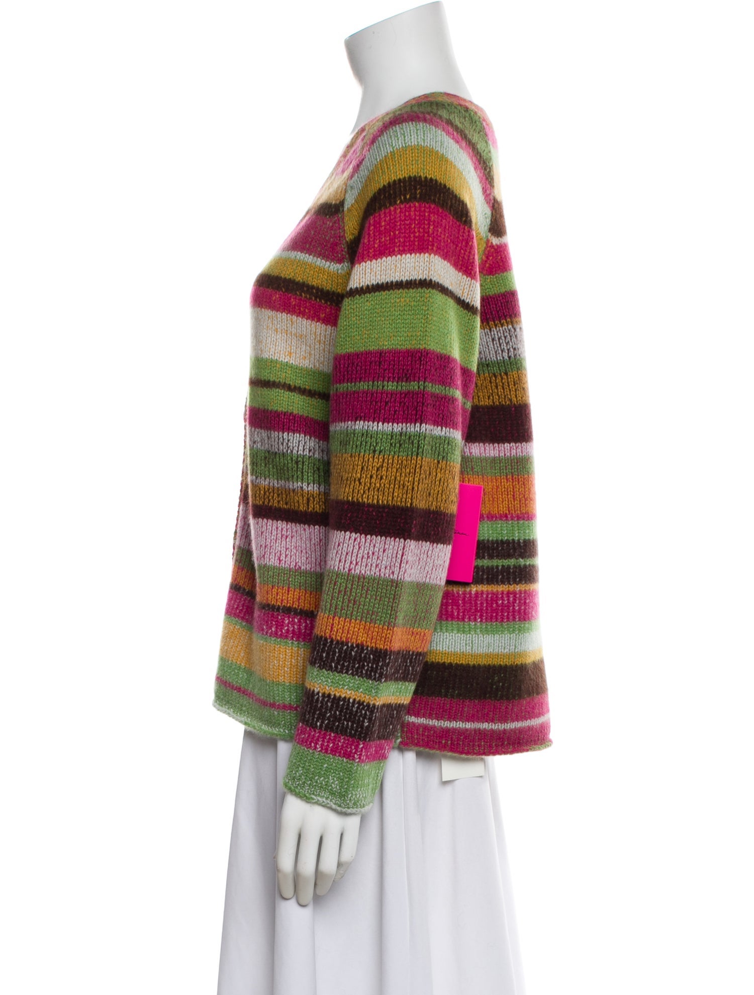 The Elder Statesman Cashmere Striped Sweater w/ Tags