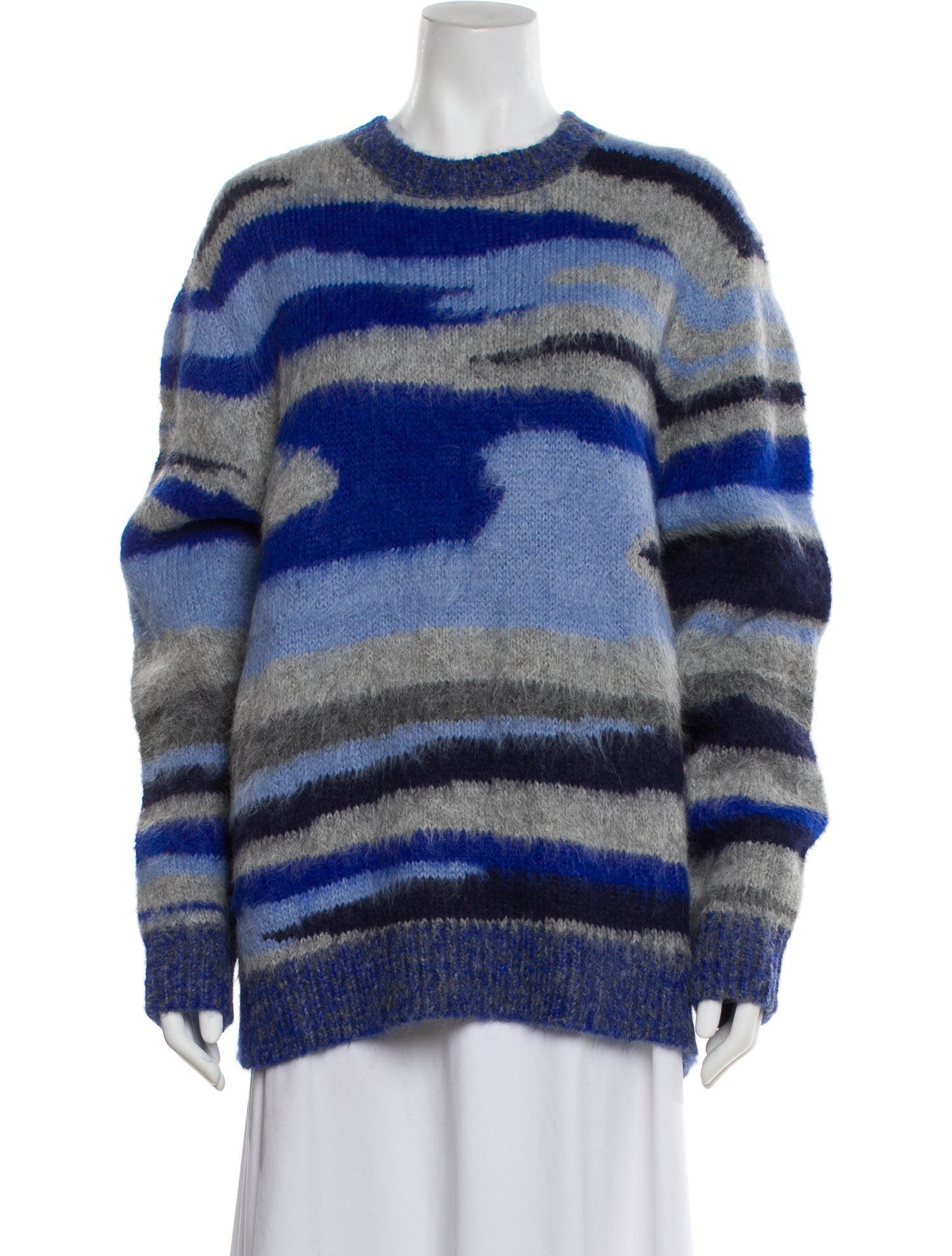 The Elder Statesman Alpaca Striped Sweater w/ Tags