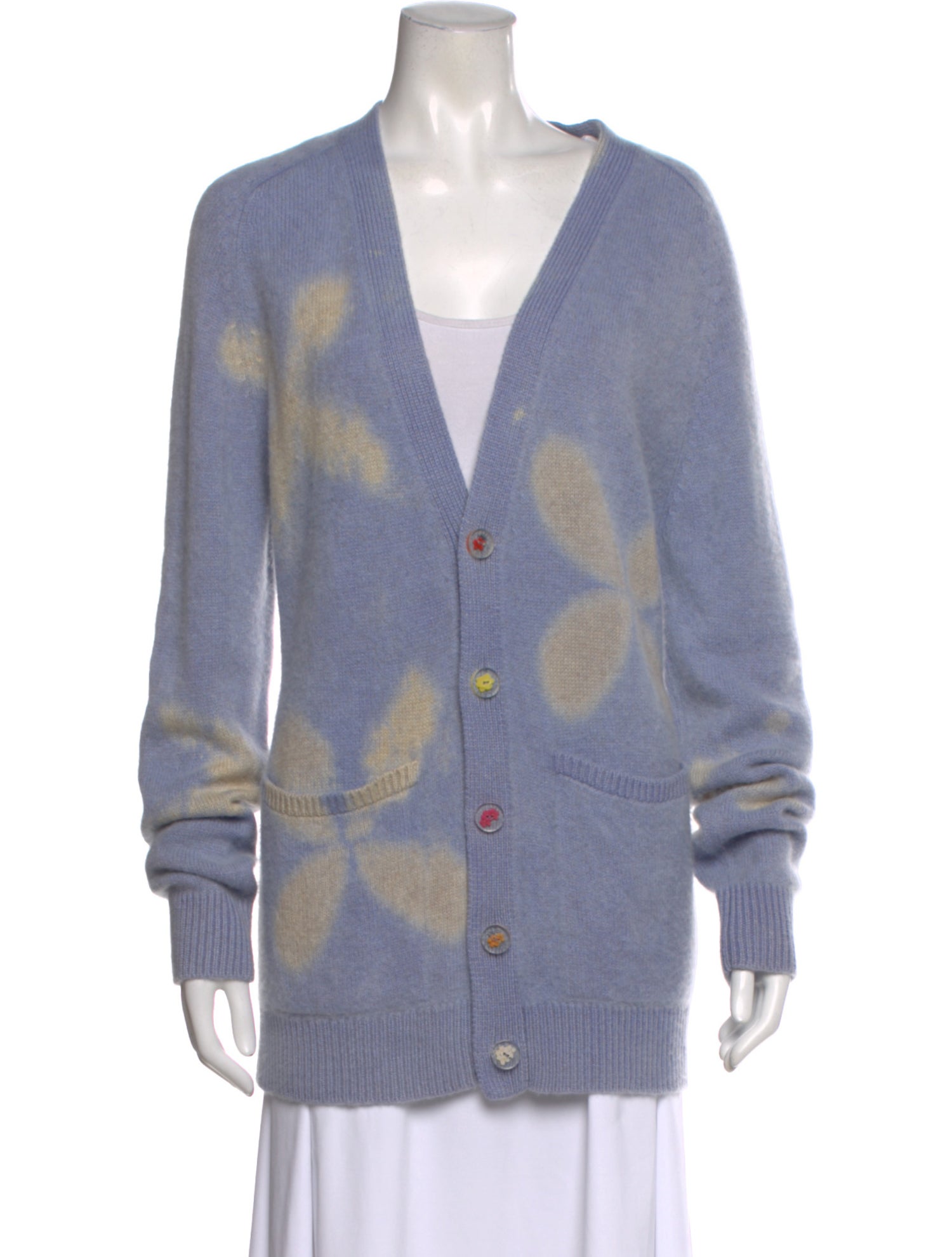 The Elder Statesman Cashmere Printed Sweater