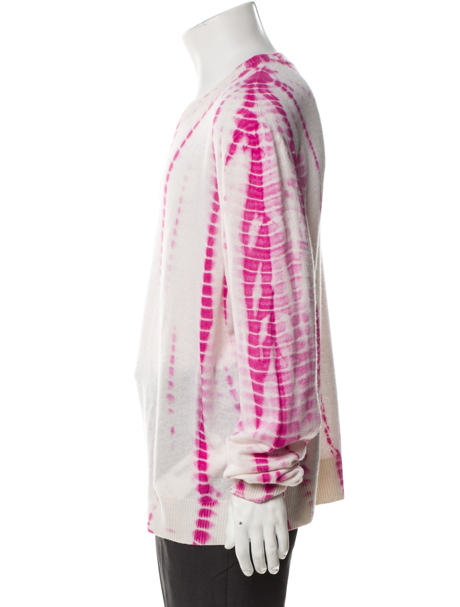 The Elder Statesman Cashmere Tie-Dye Print Pullover