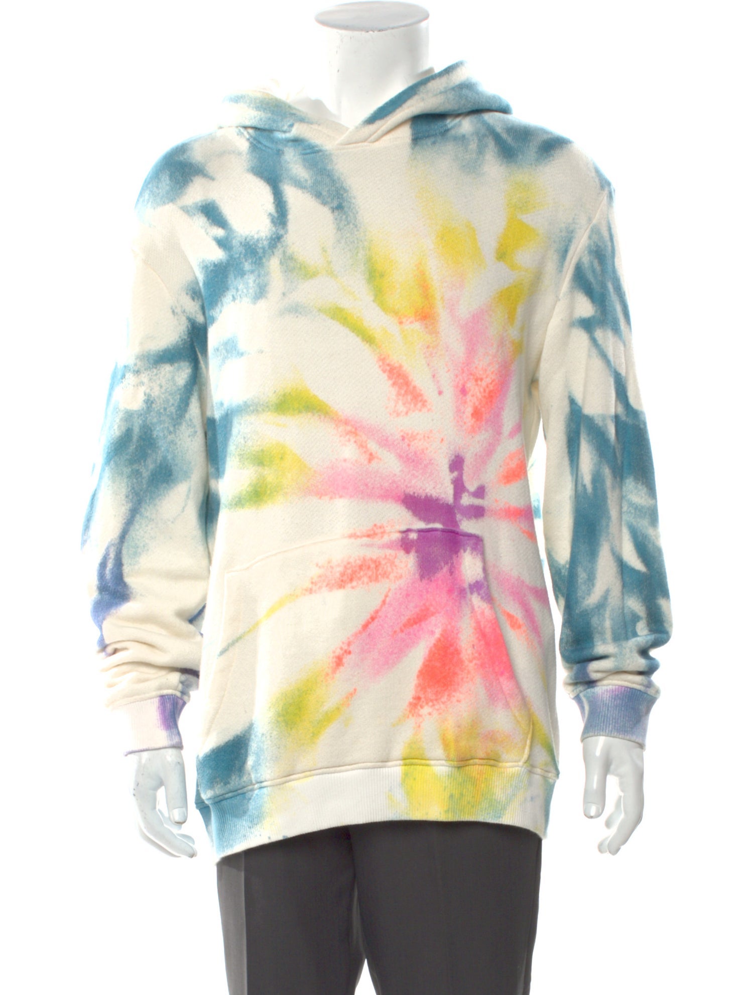 The Elder Statesman Tie-Dye Print Crew Neck Pullover