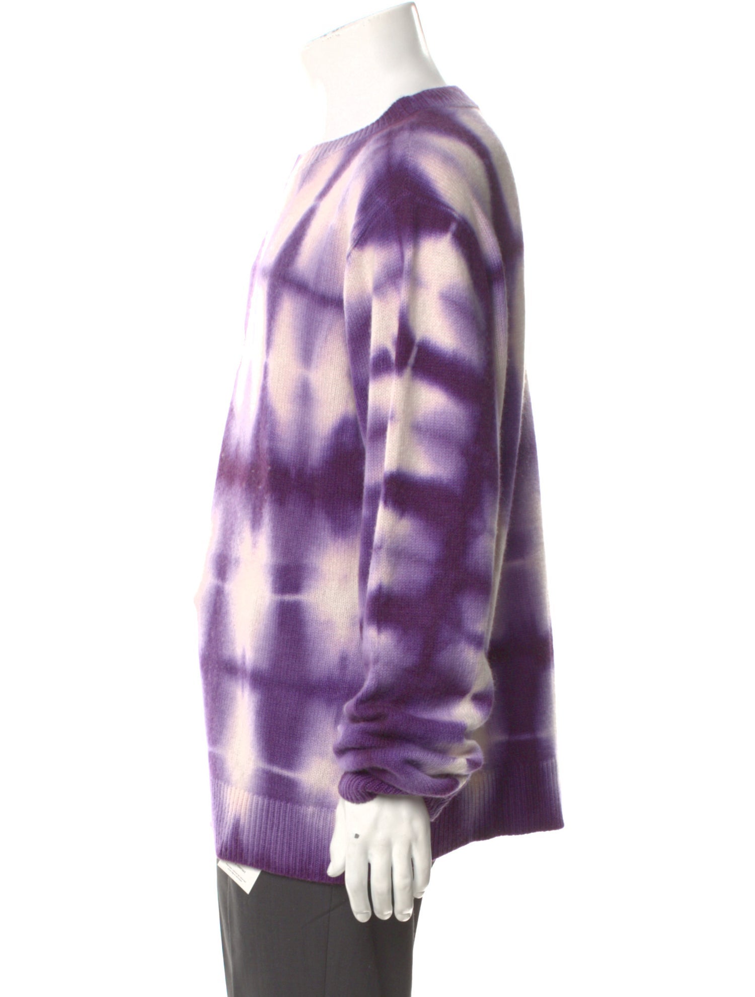 The Elder Statesman Cashmere Tie-Dye Print Pullover