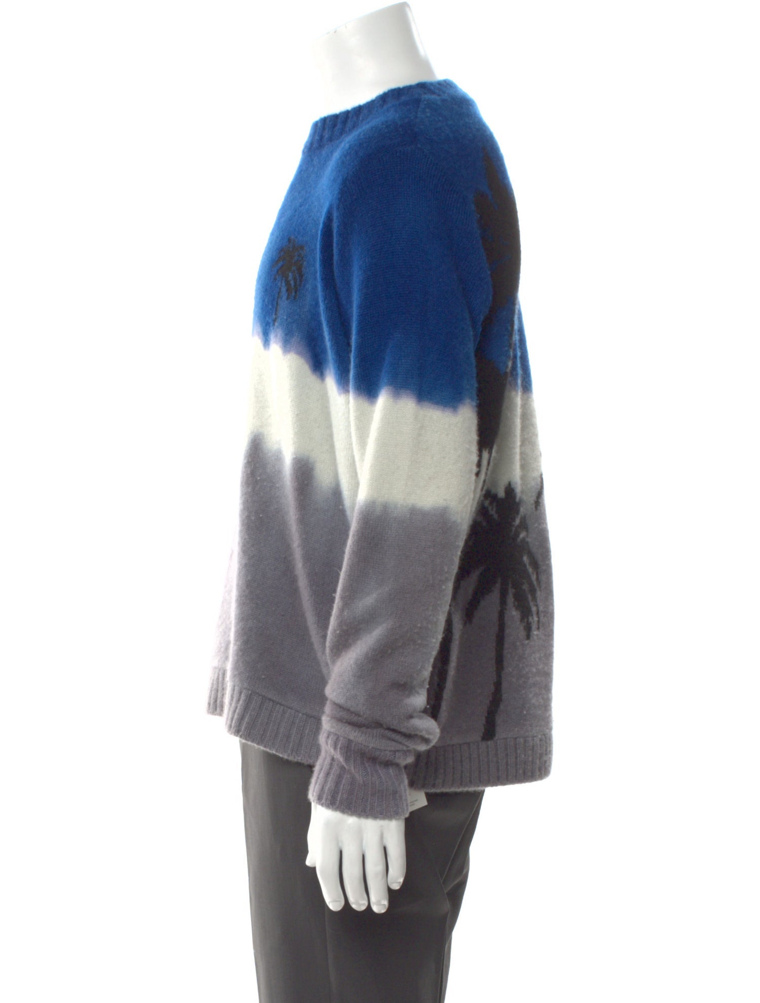 The Elder Statesman Cashmere Tie-Dye Print Pullover