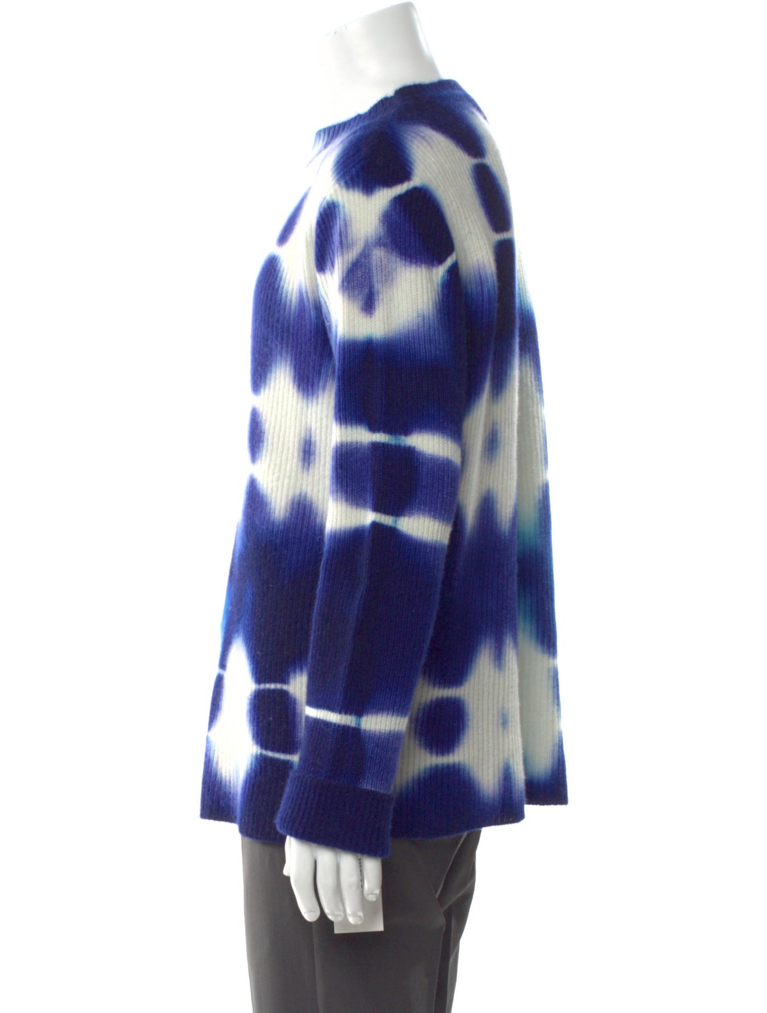 The Elder Statesman Cashmere Tie-Dye Print Pullover