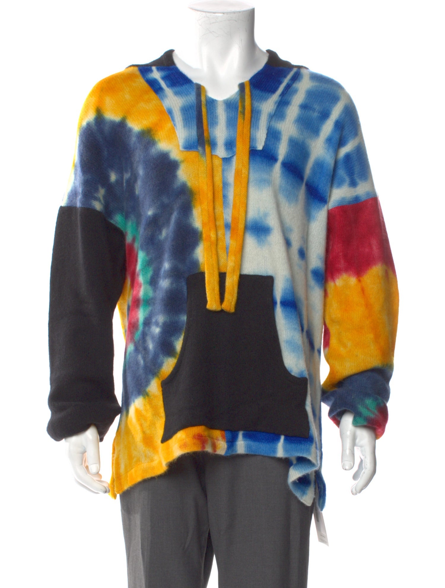 The Elder Statesman Cashmere Tie-Dye Print Cardigan