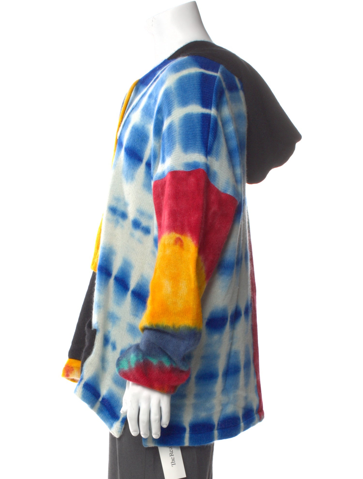 The Elder Statesman Cashmere Tie-Dye Print Cardigan