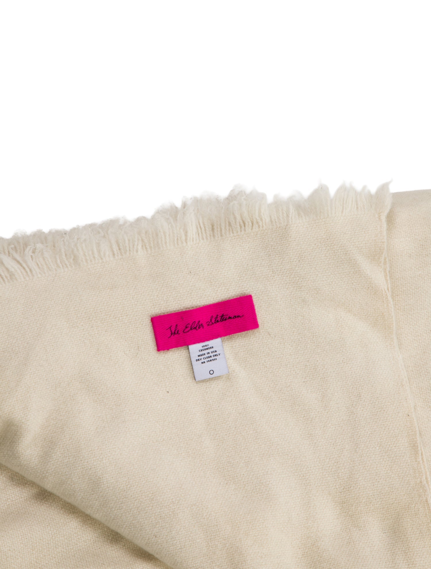 The Elder Statesman Cashmere Throw Blanket
