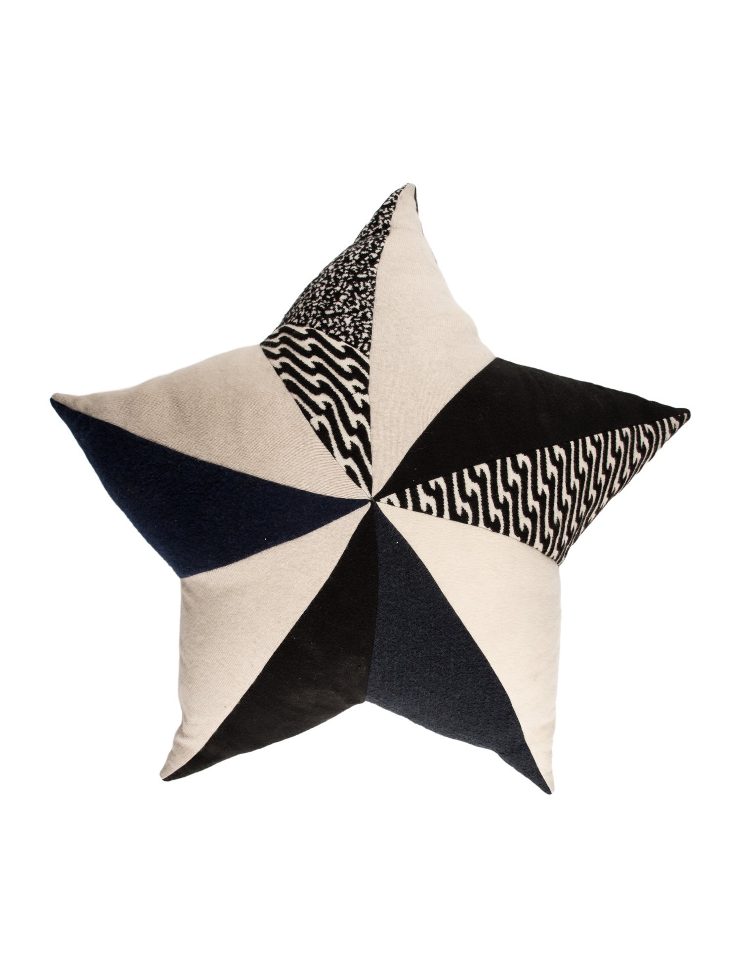The Elder Statesman Cashmere Large Star Throw Pillow