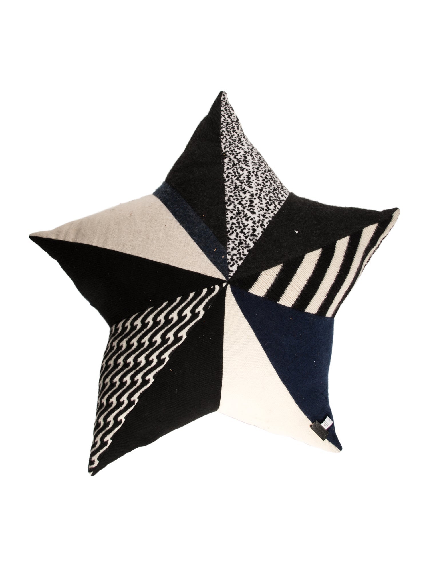 The Elder Statesman Cashmere Large Star Throw Pillow
