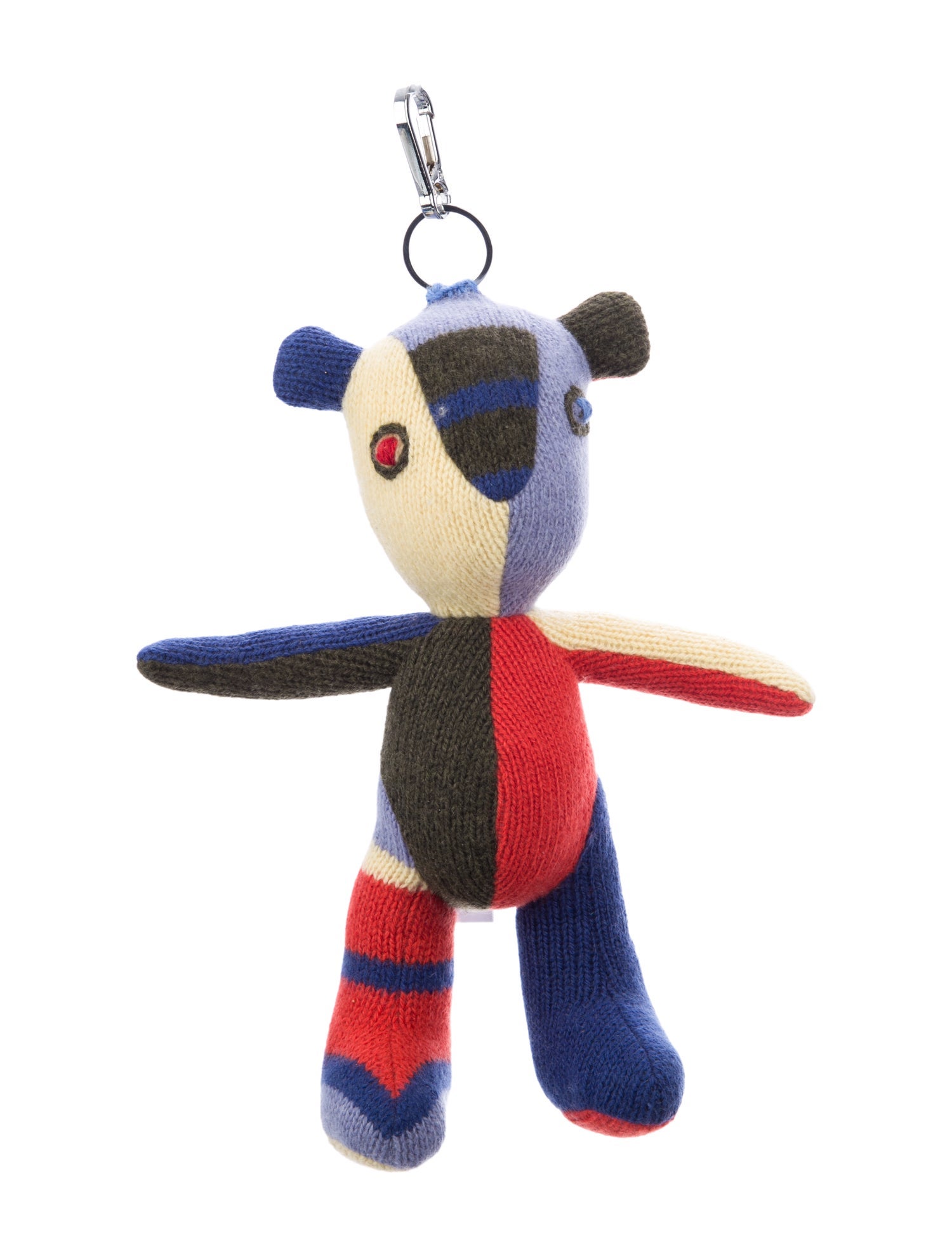 The Elder Statesman Small Cashmere Patchwork Bear