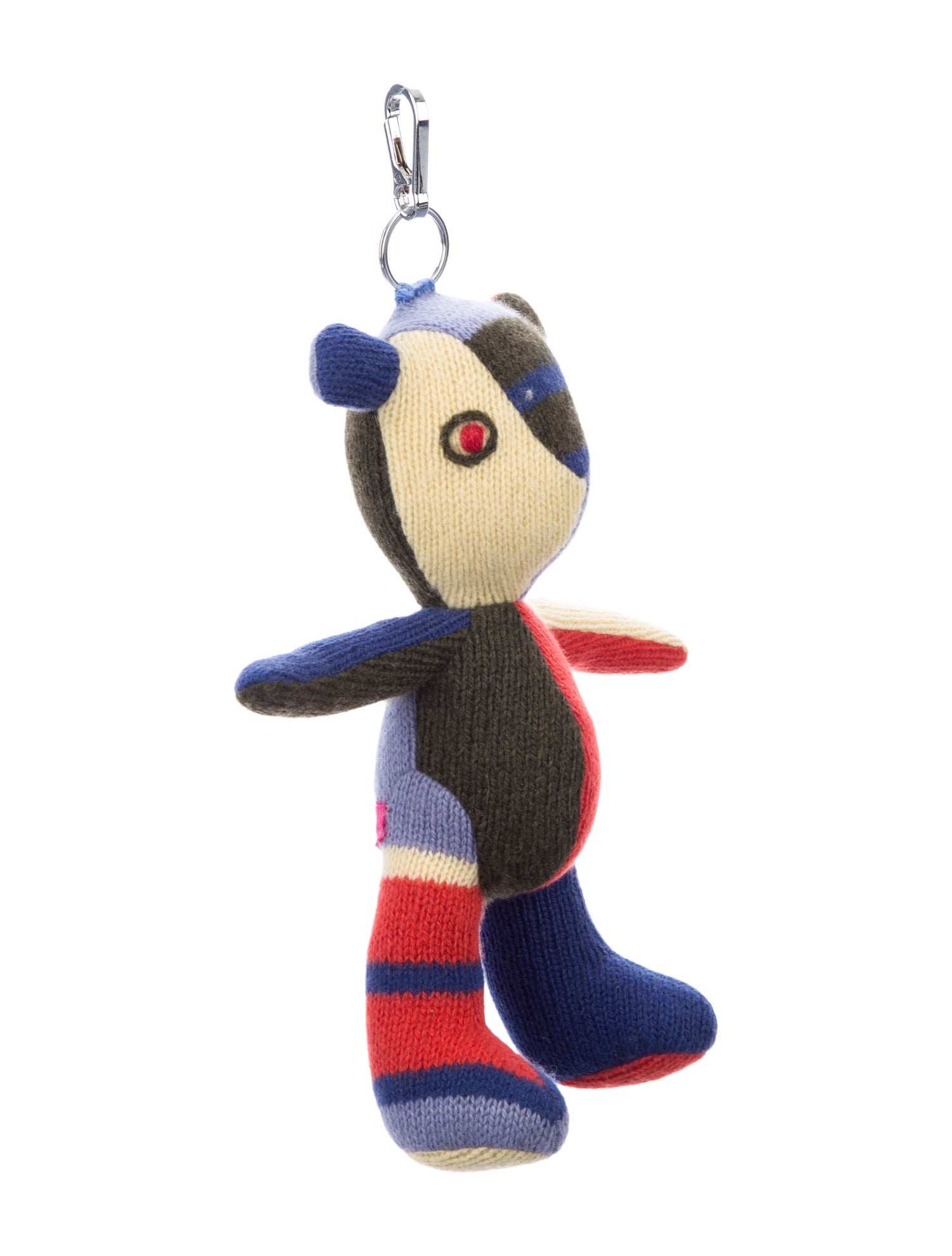 The Elder Statesman Small Cashmere Patchwork Bear